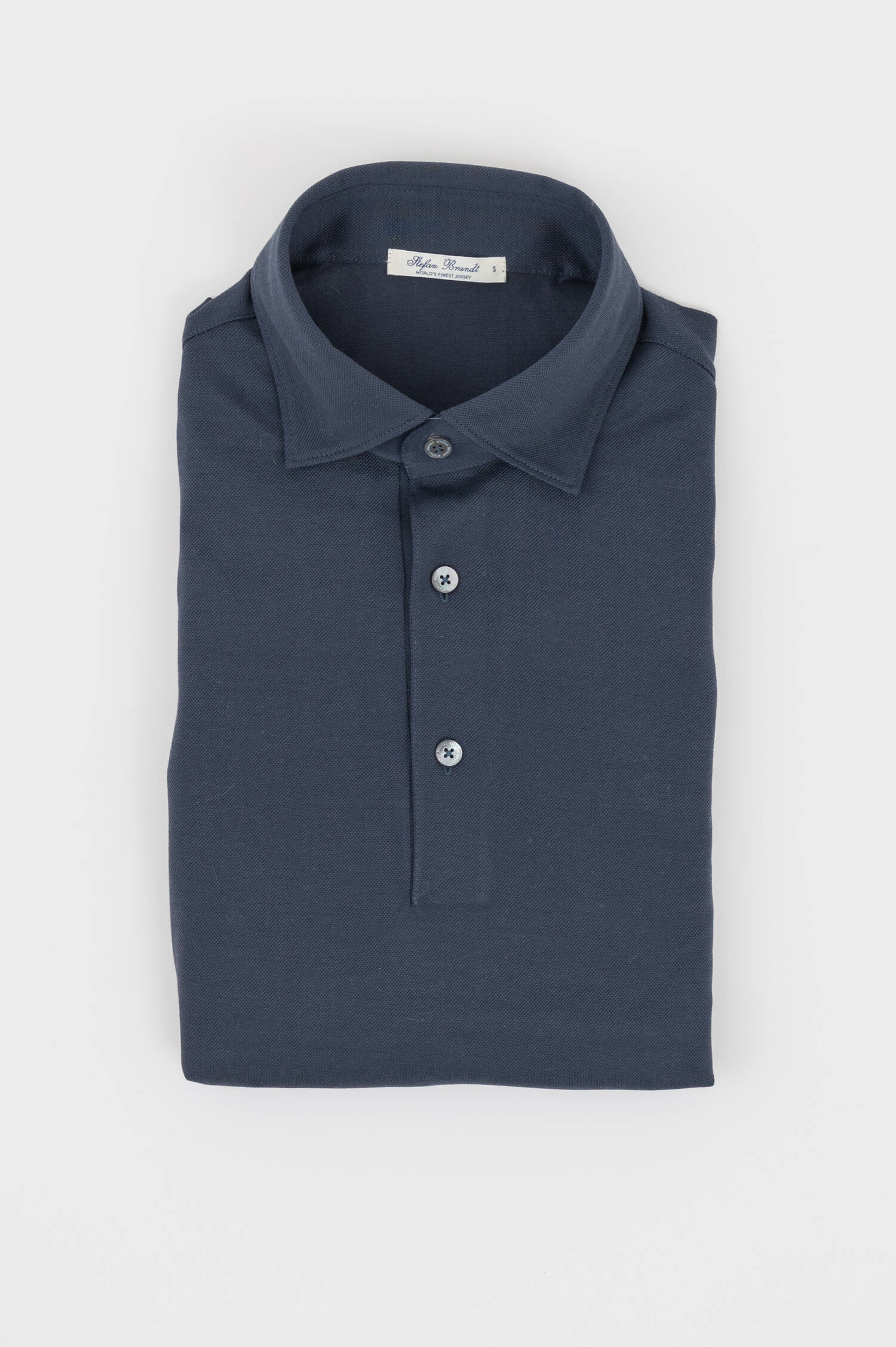 Baumwoll Polo in Blau Baumwoll Polo in Blau