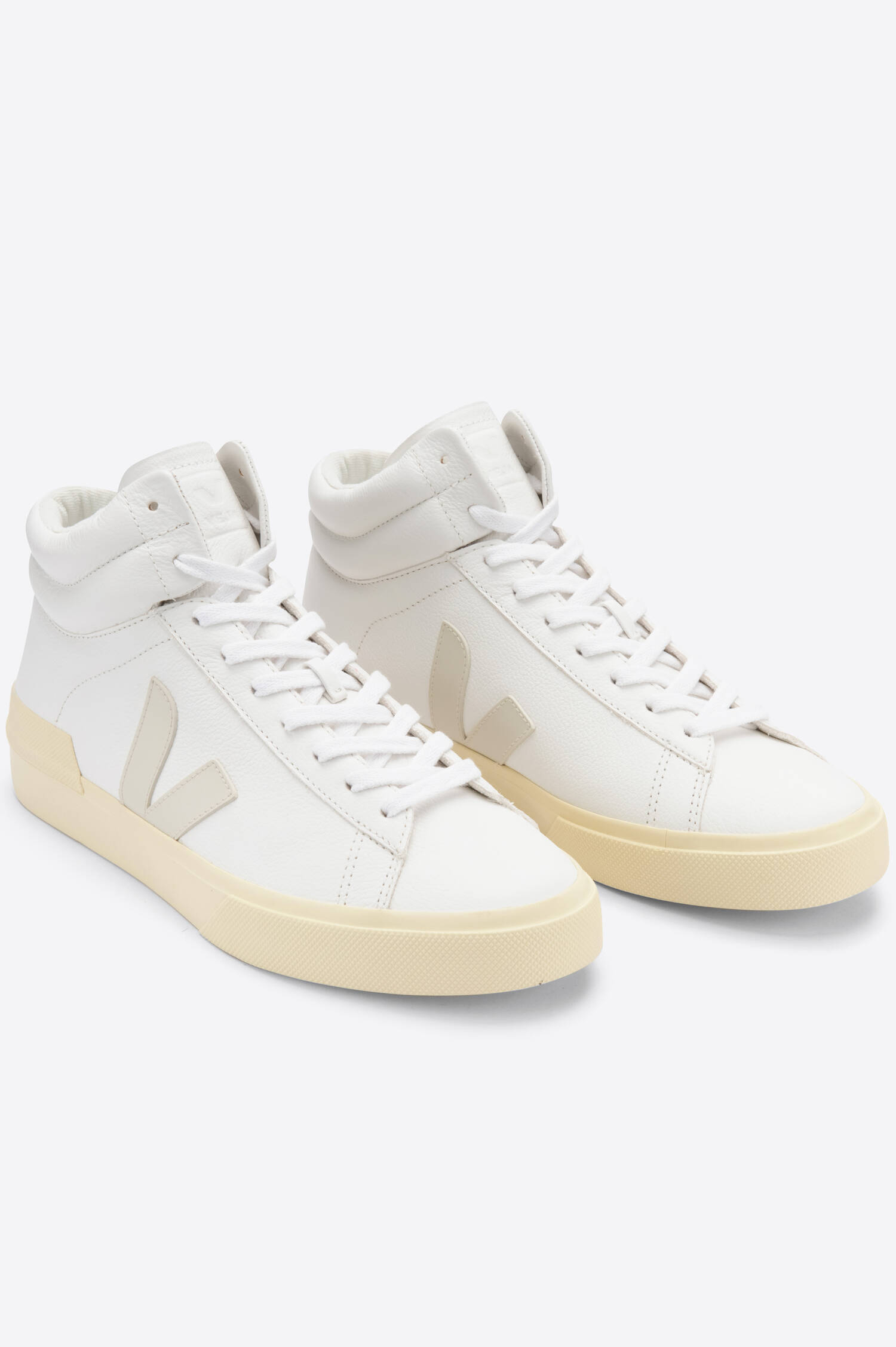 High-Top-Sneaker MINOTAUR in Weiß/Beige