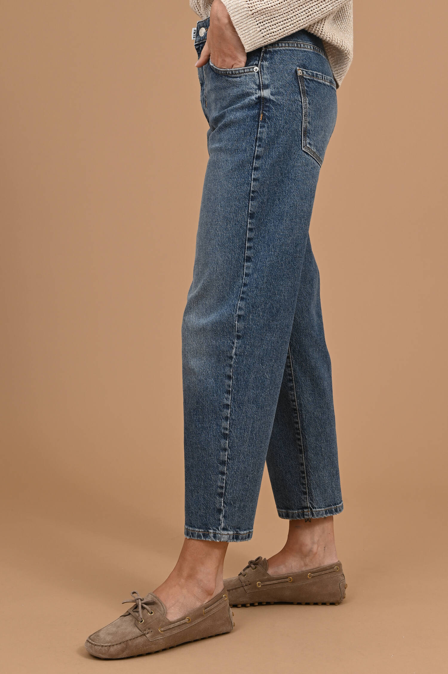 O-Shape Jeans in Mid Blue O-Shape Jeans in Mid Blue