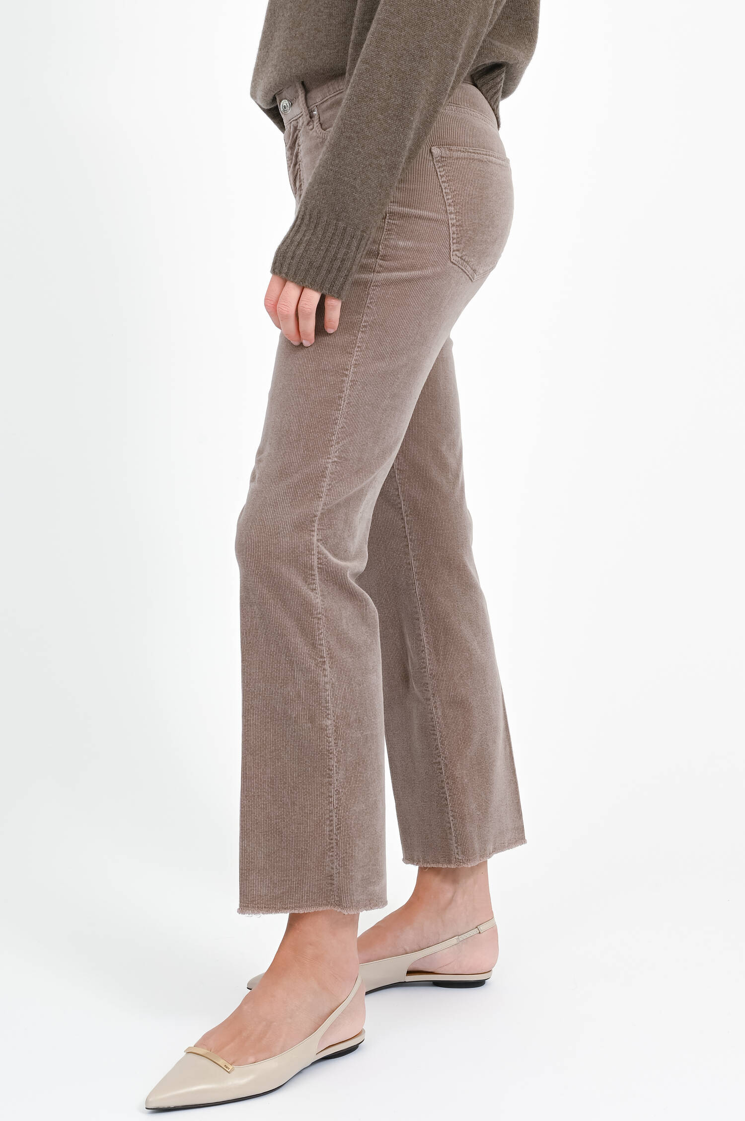 Cordhose FRANCESCA in Latte