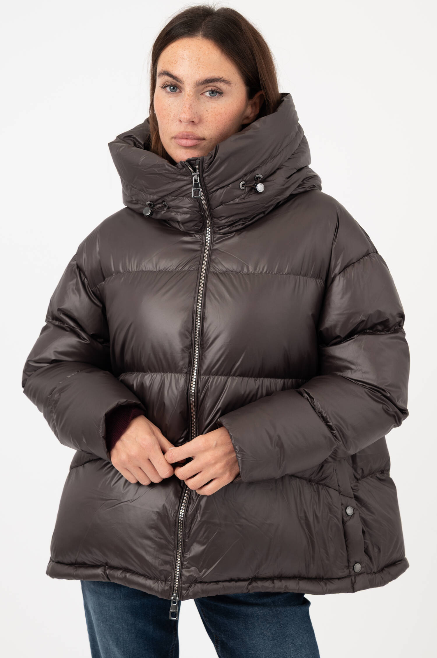 Daunensteppjacke LONDRA in Braun Daunensteppjacke LONDRA in Braun