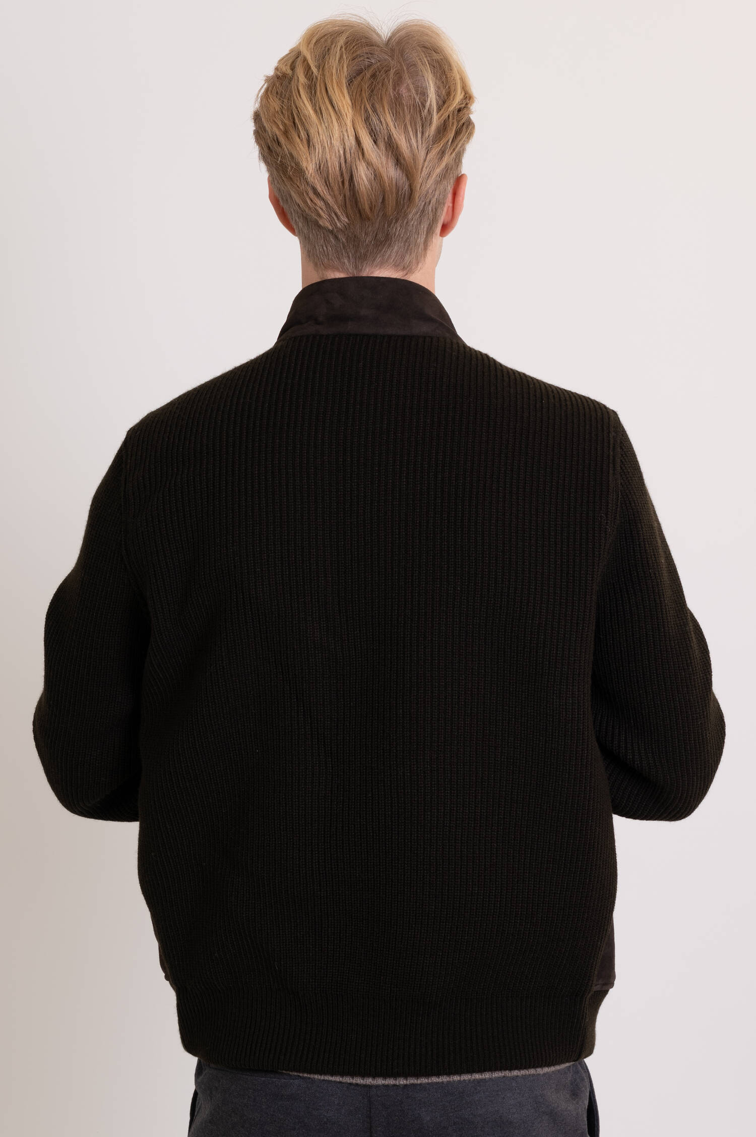 Hybrid-Jacke in Braun