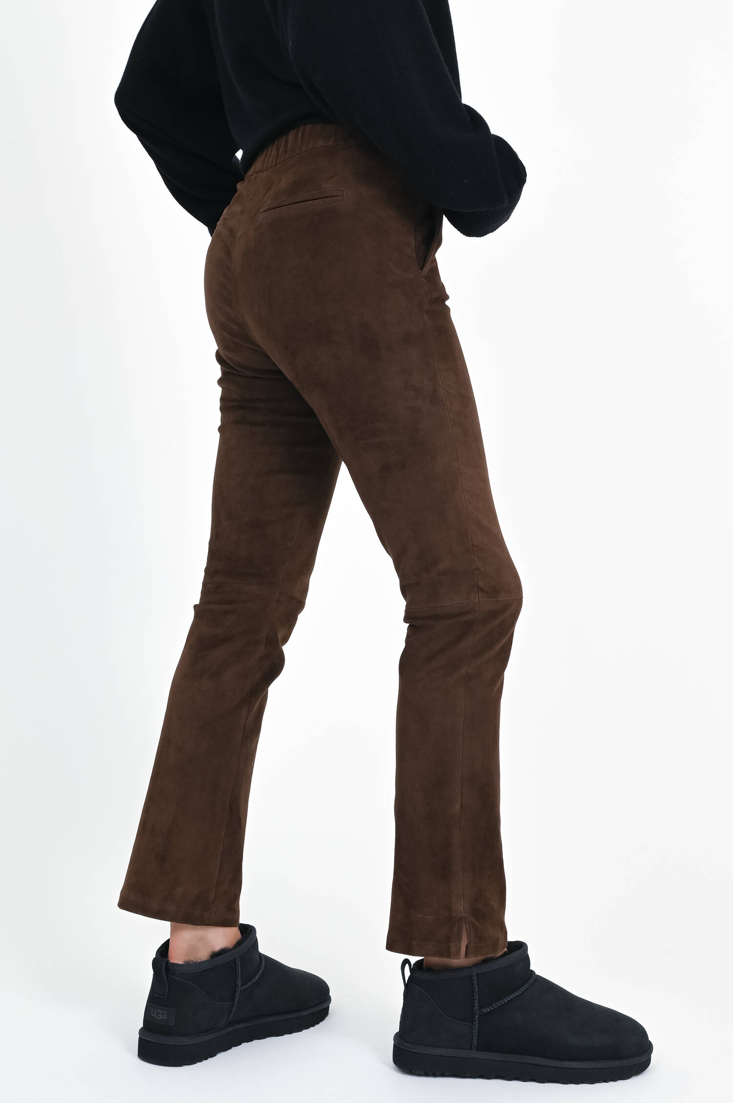 Lederhose KAMILLA in Mid Brown