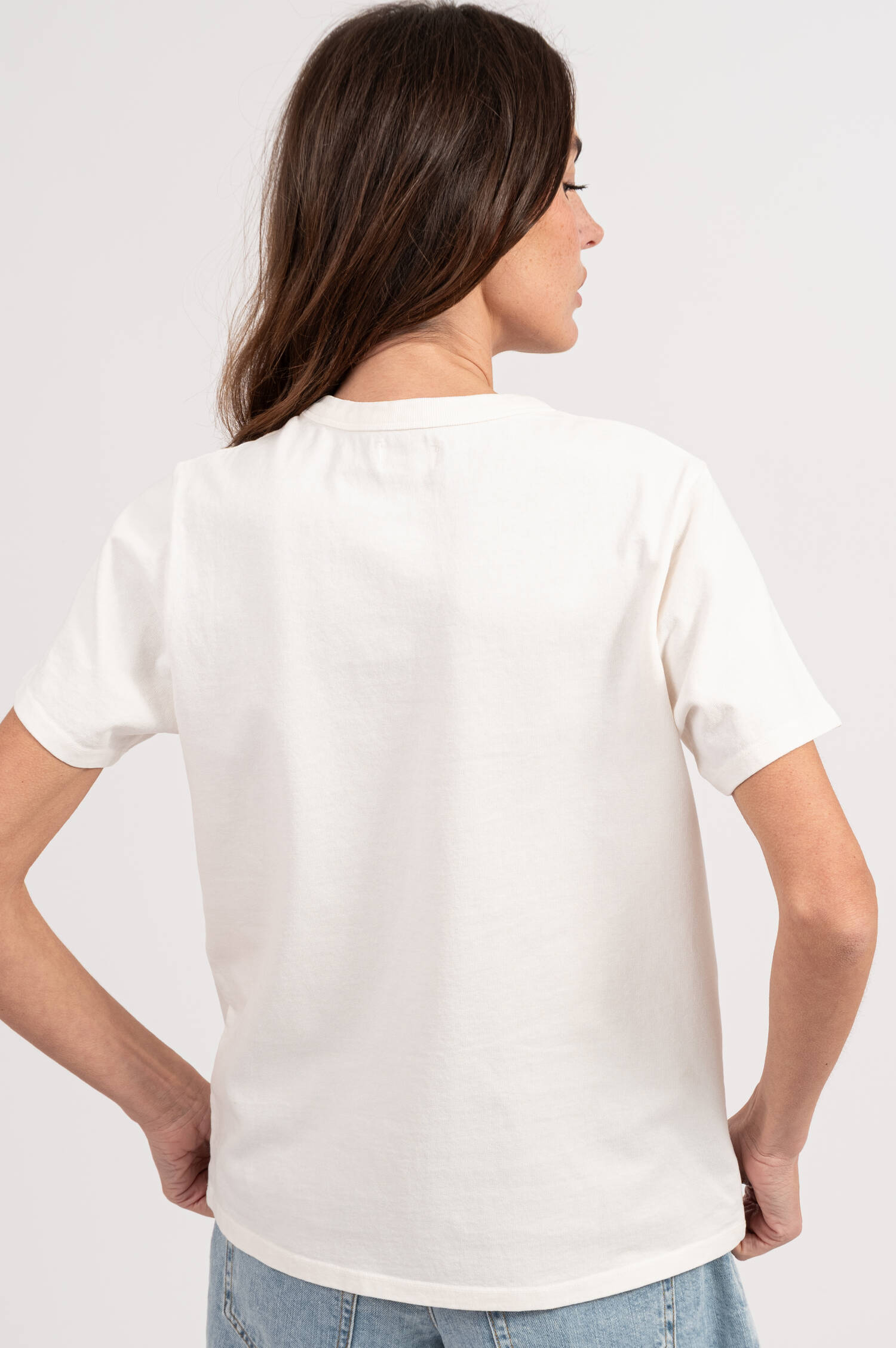 T-Shirt BAHAMAS mit Print in Weiß