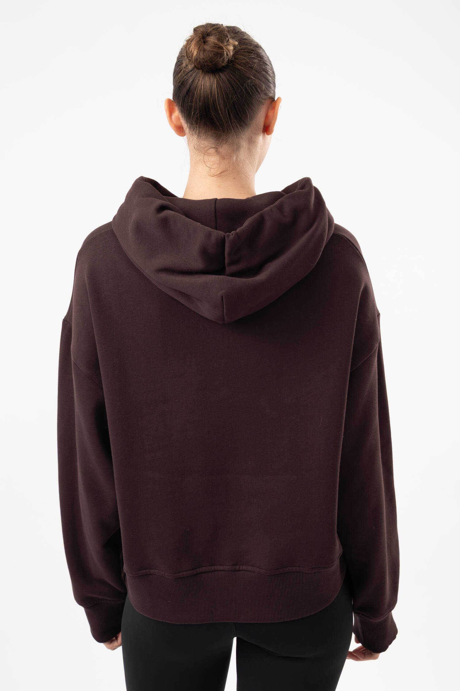Hoodie mit Schleife in Rotbraun Hoodie mit Schleife in Rotbraun