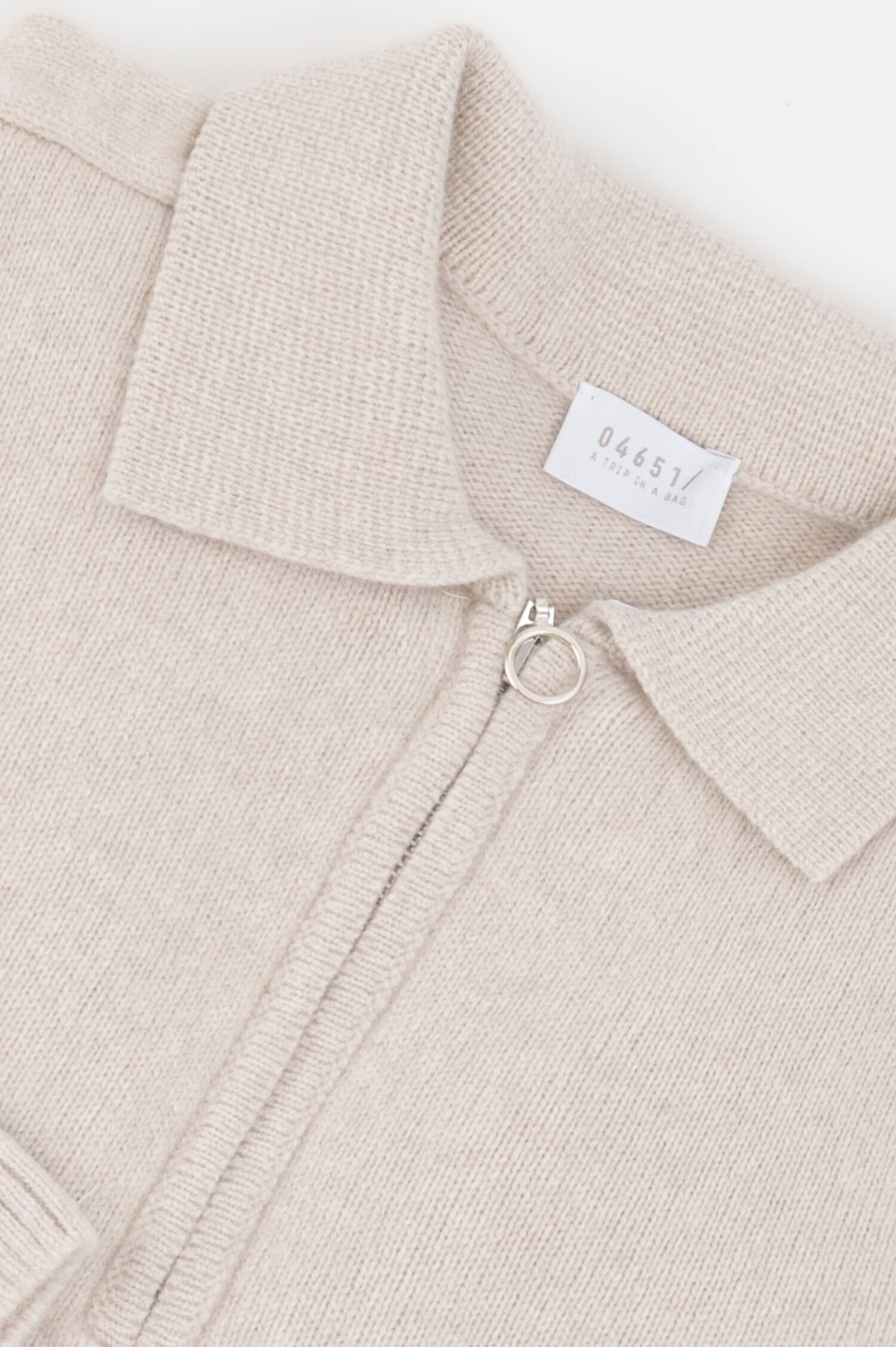Woll-Cashmere-Pullover in Beige