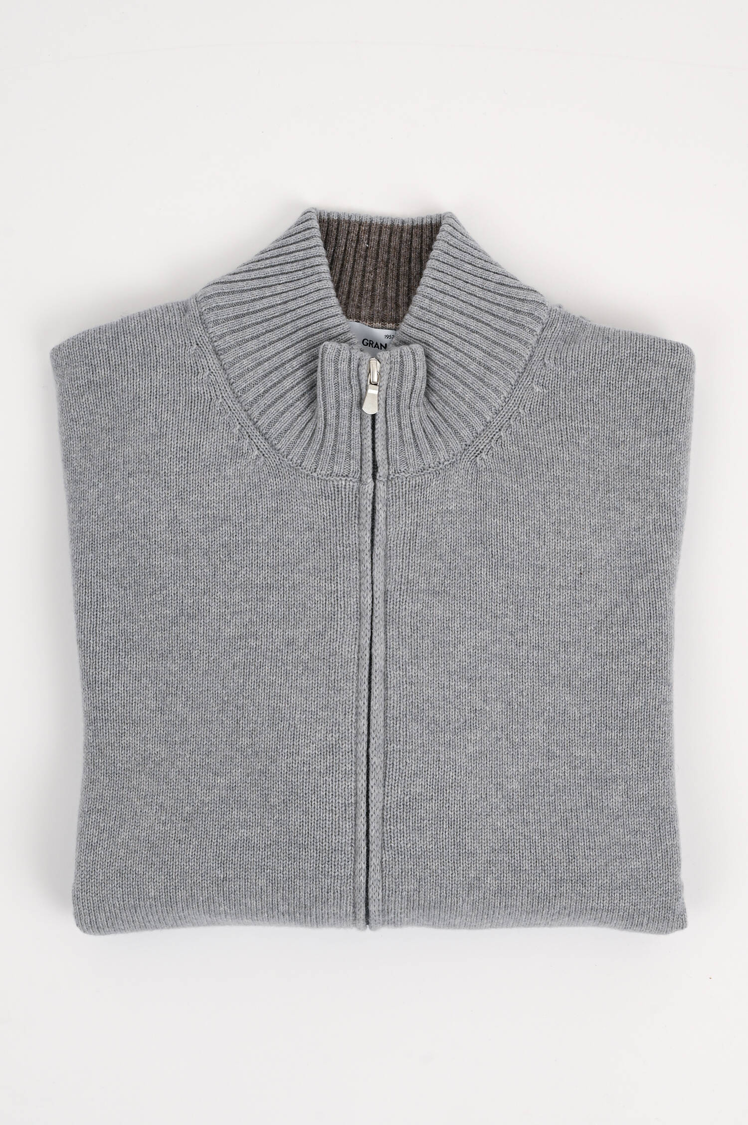 Wollmix Strickjacke in Hellgrau Wollmix Strickjacke in Hellgrau