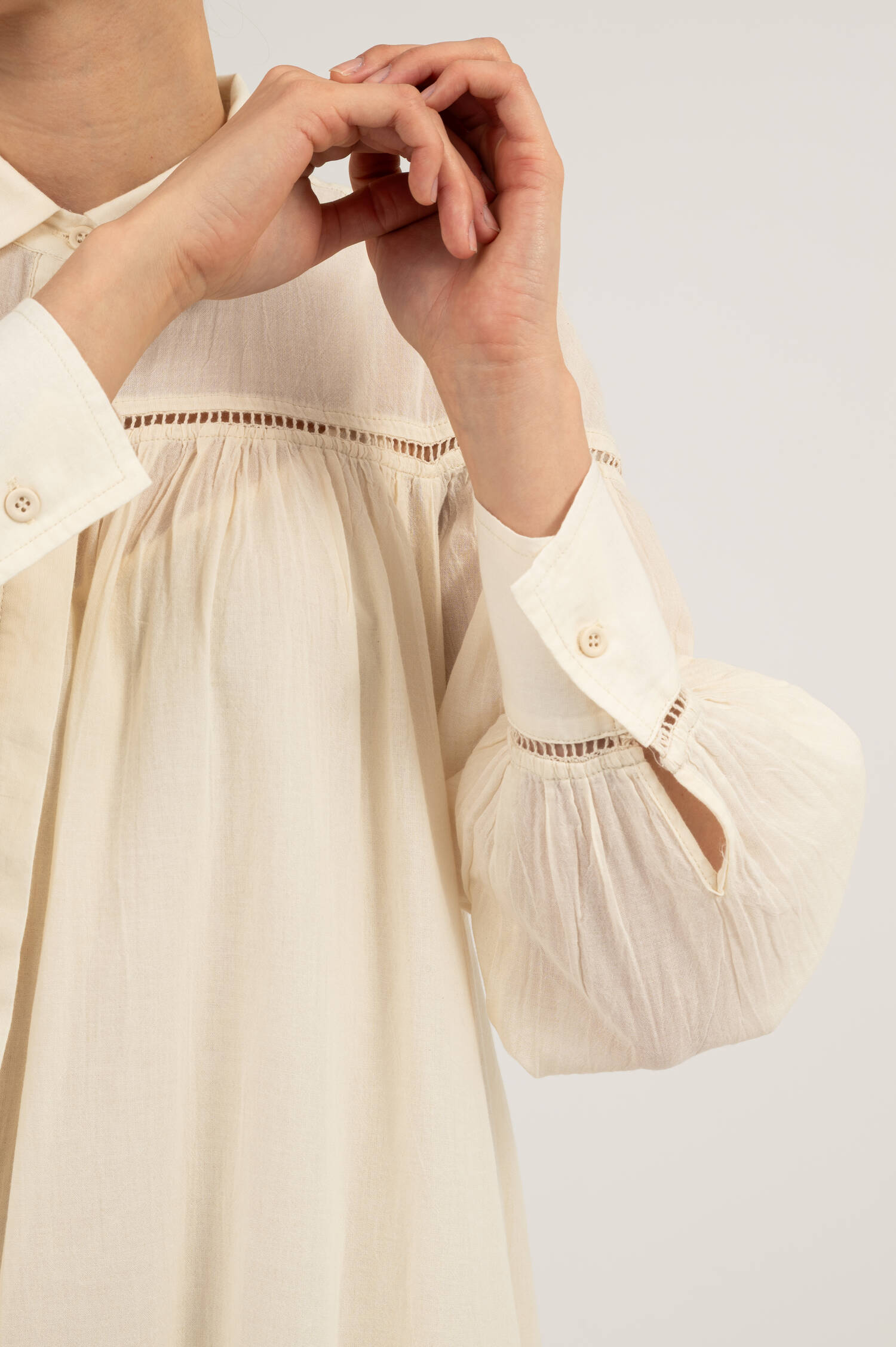 Boho Kleid SAIL in Natur