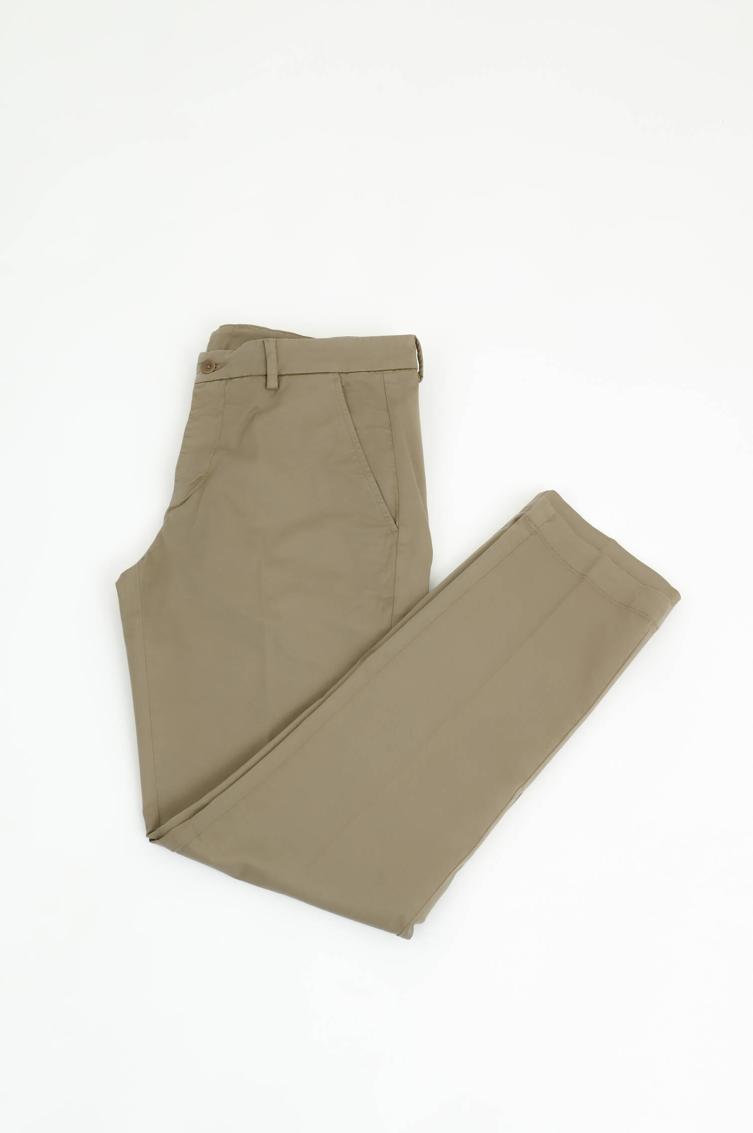 Baumwollhose in Dunkelbeige Baumwollhose in Dunkelbeige