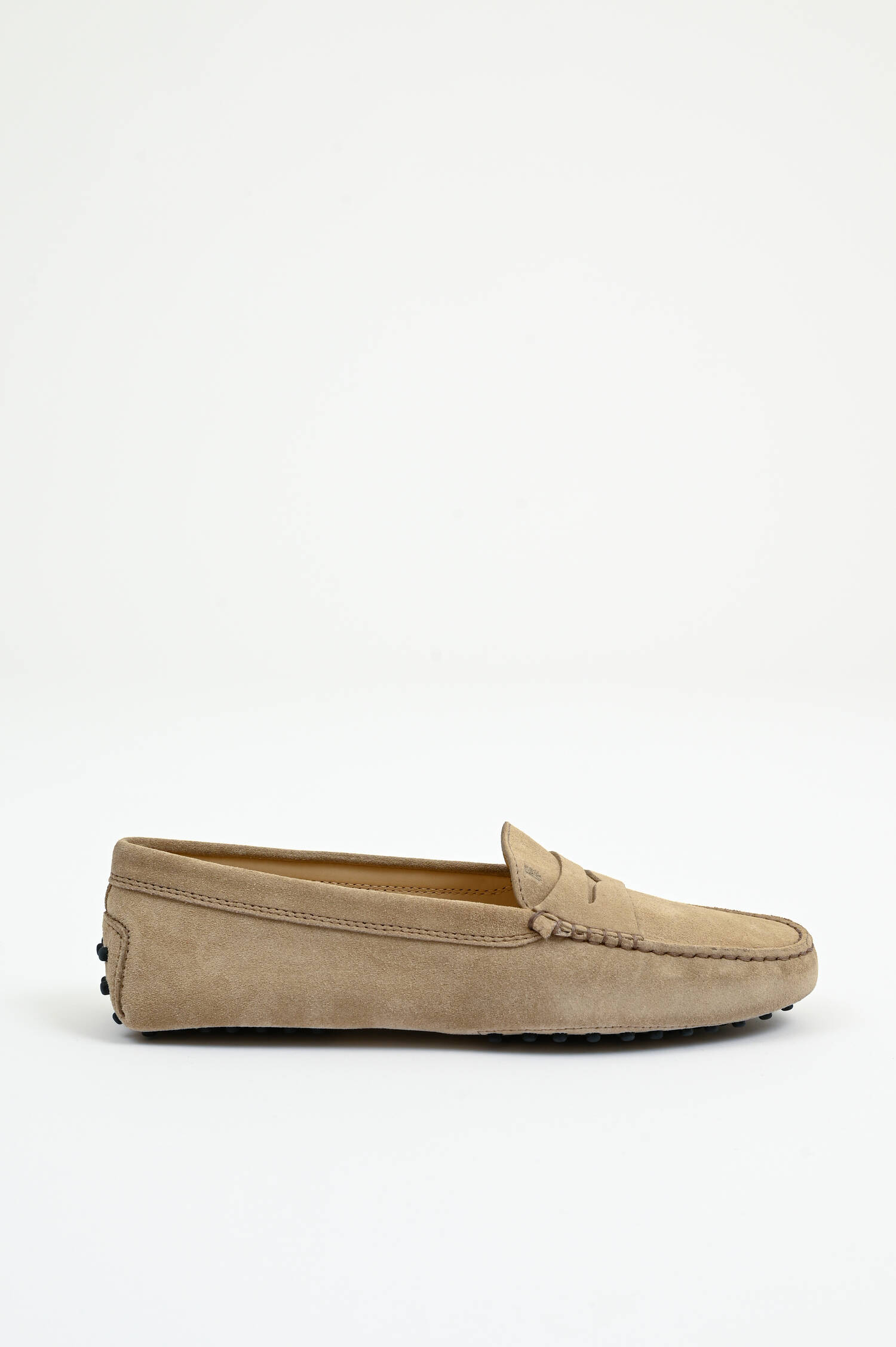 Mokassins aus Veloursleder in Beige Mokassins aus Veloursleder in Beige