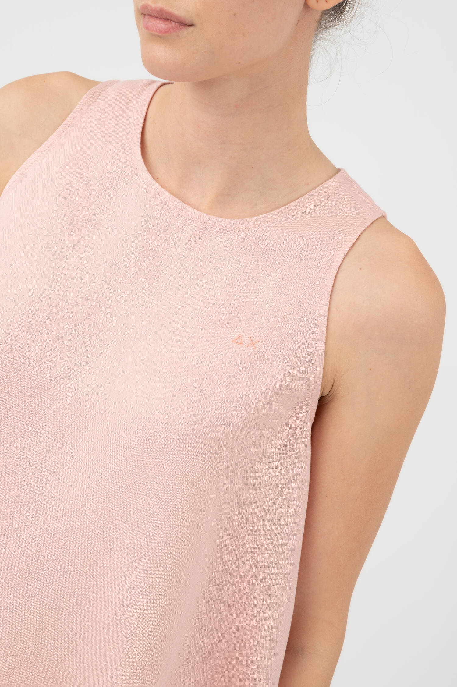 Top aus Leinen-Mix in Rosa Top aus Leinen-Mix in Rosa