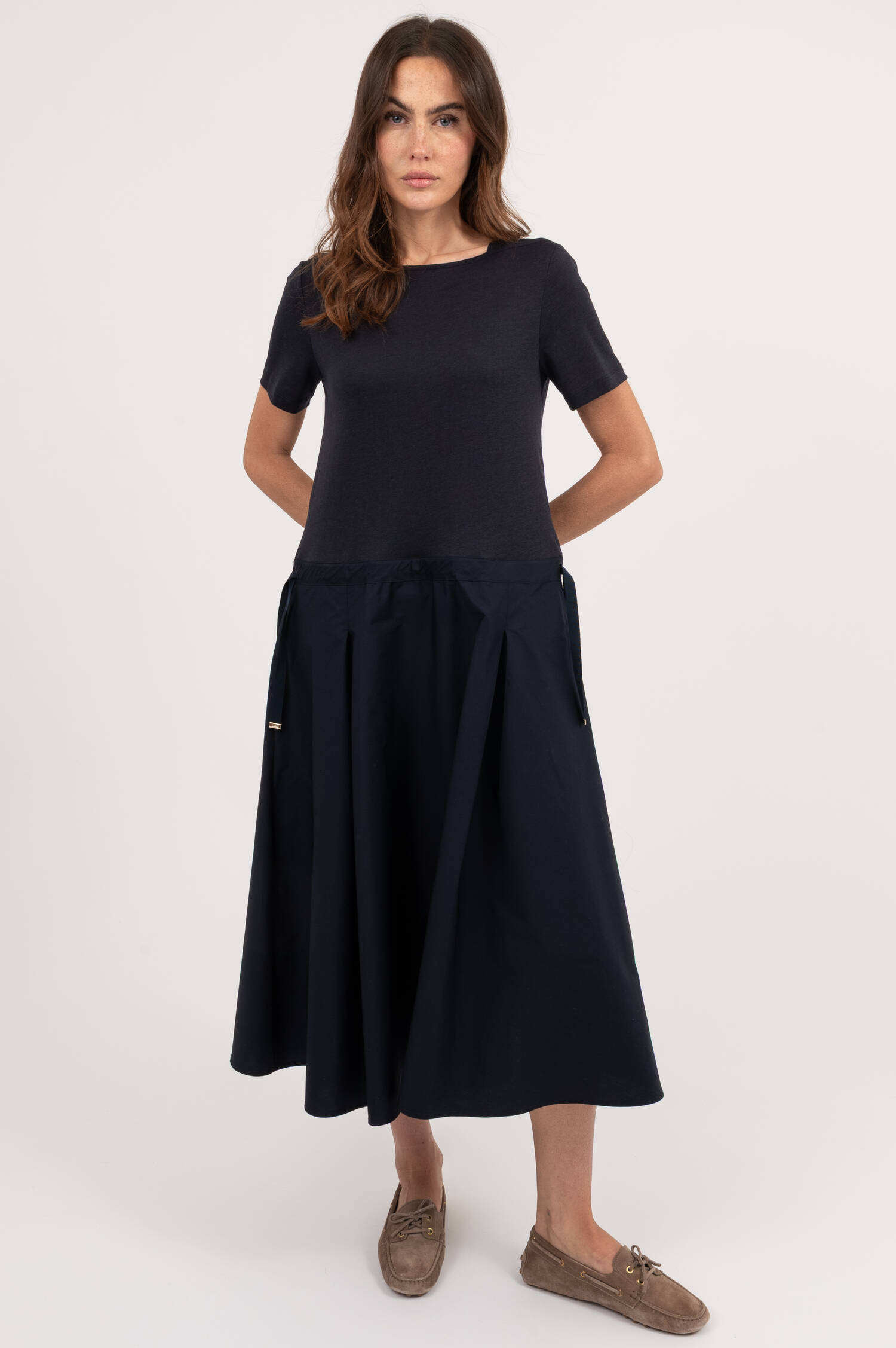 Midi Kleid in Navy Midi Kleid in Navy
