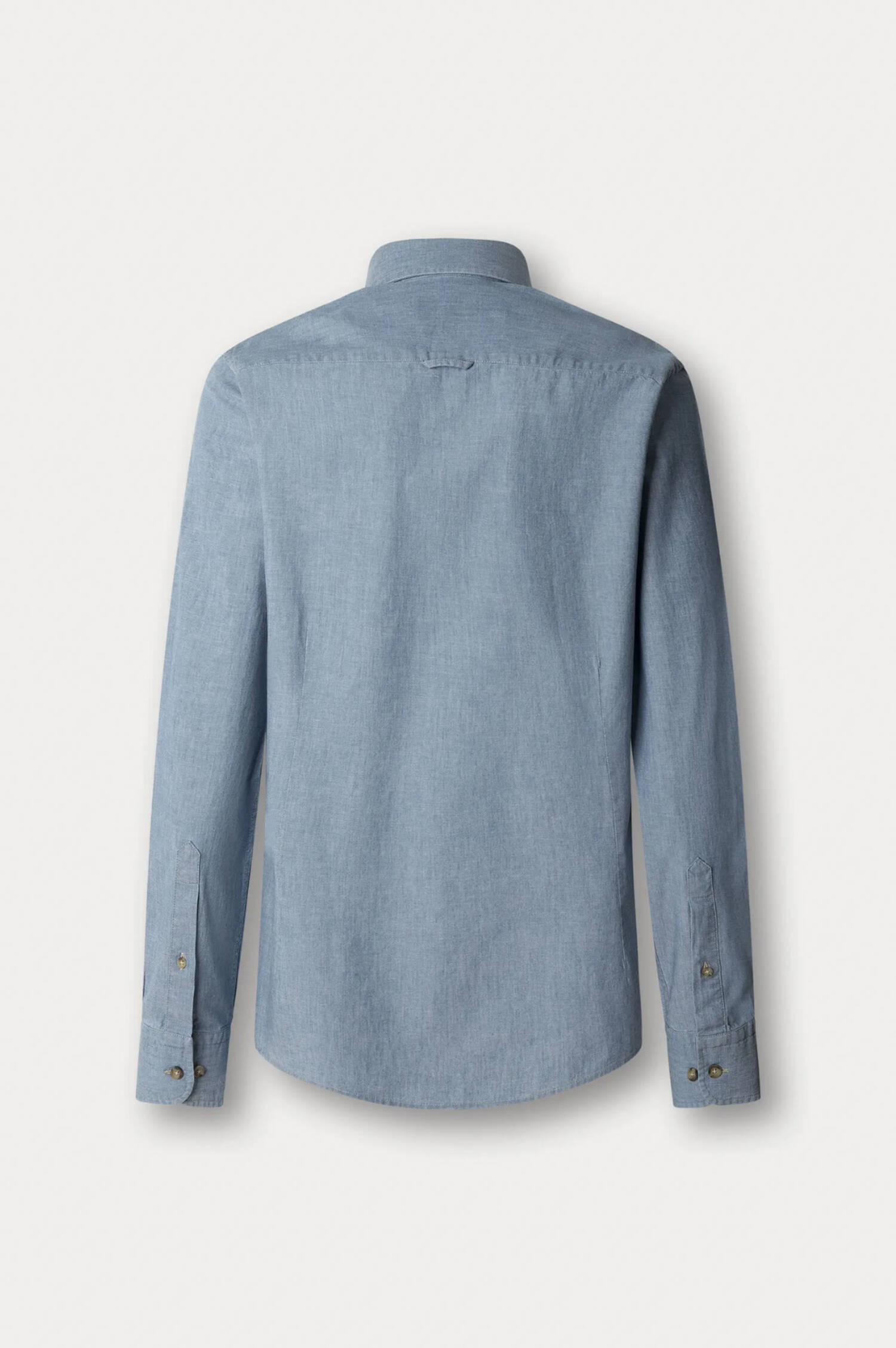 Denim-Hemd aus Baumwolle in Light Blue Denim-Hemd aus Baumwolle in Light Blue