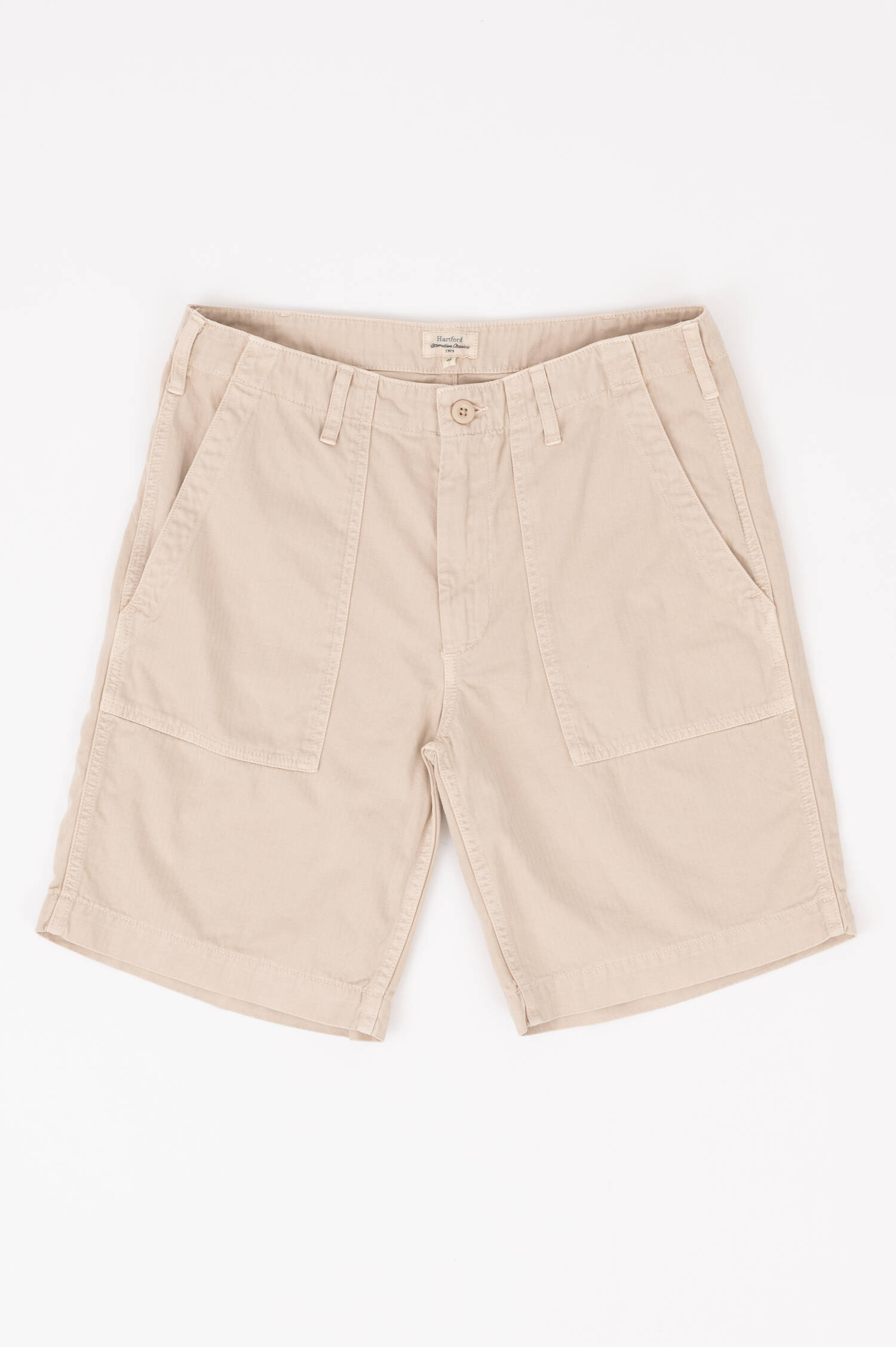 Bermudashort in Beige