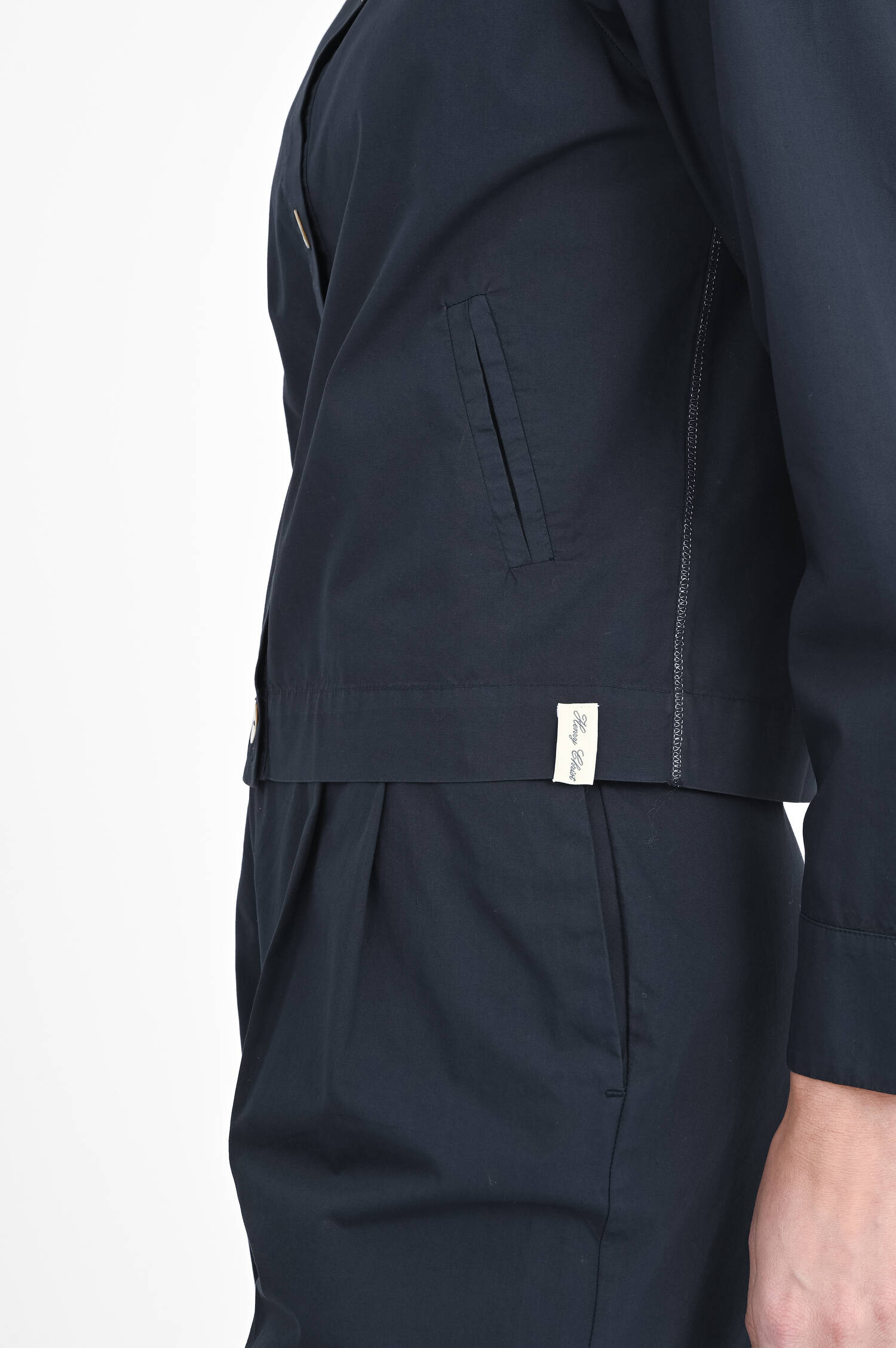 Jacke/Bluse aus Baumwolle in Navy
