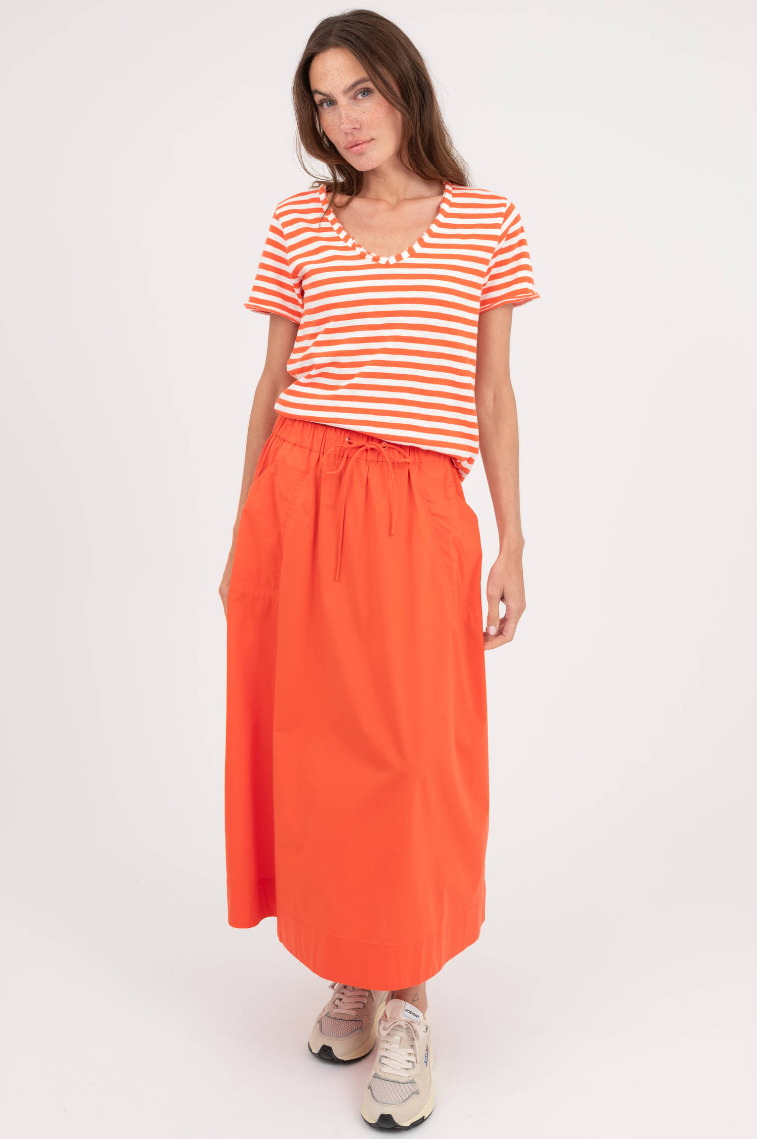 Rock aus Baumwoll-Mix in Spicey Orange Rock aus Baumwoll-Mix in Spicey Orange