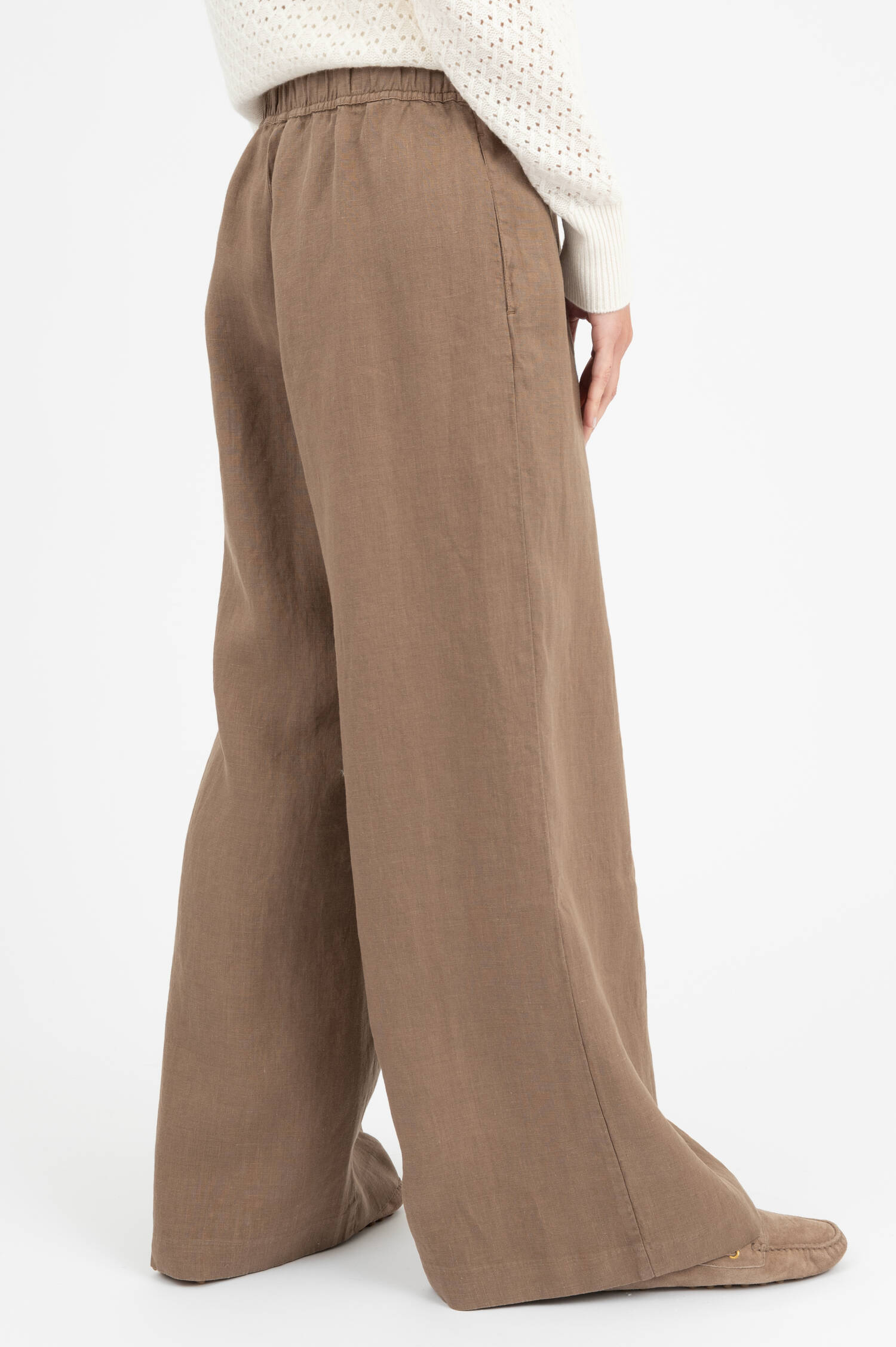 Weite Hose JOSY in Hellbraun Weite Hose JOSY in Hellbraun