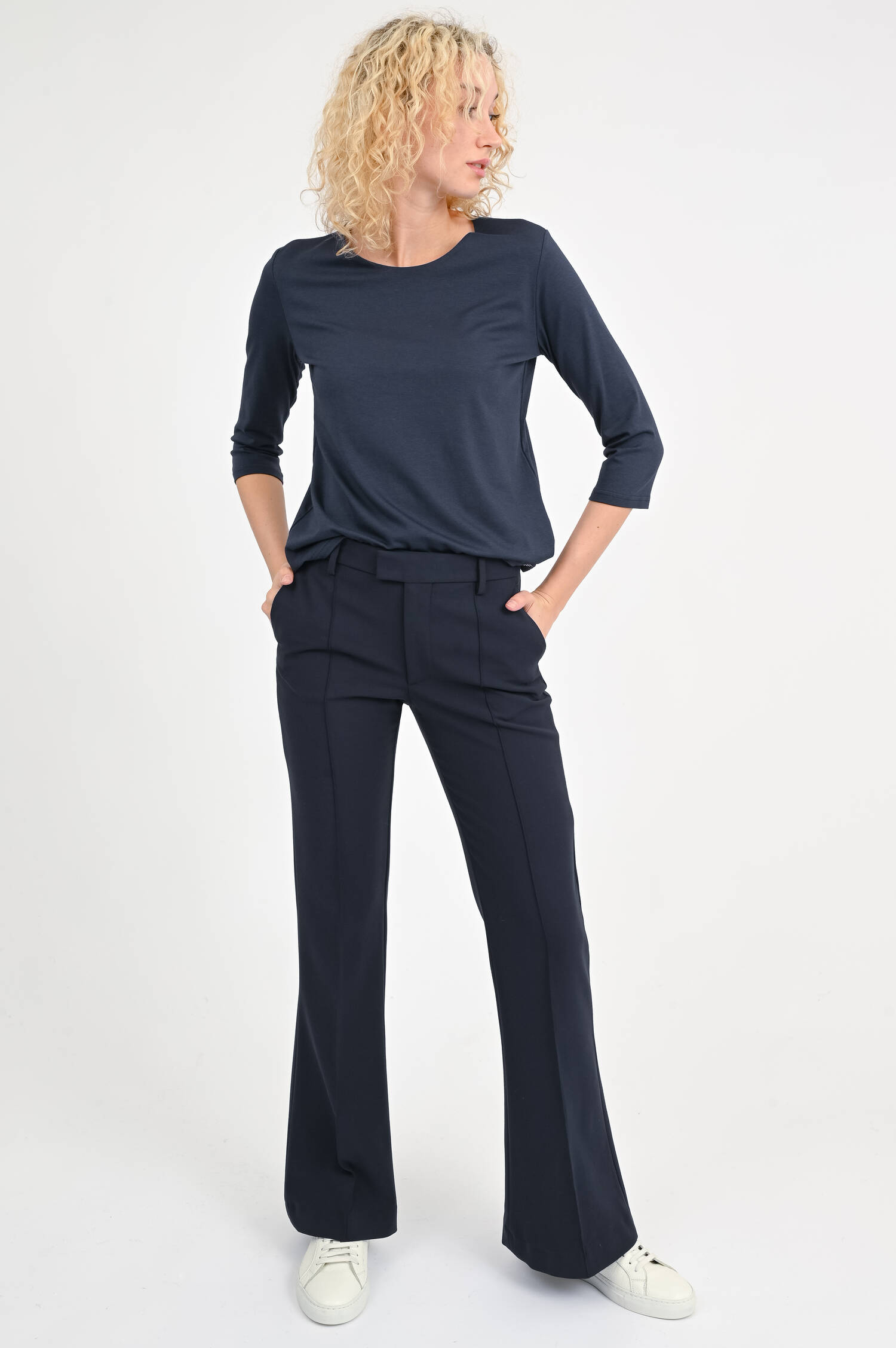 Bootcut-Hose DENAIR in Navy Bootcut-Hose DENAIR in Navy