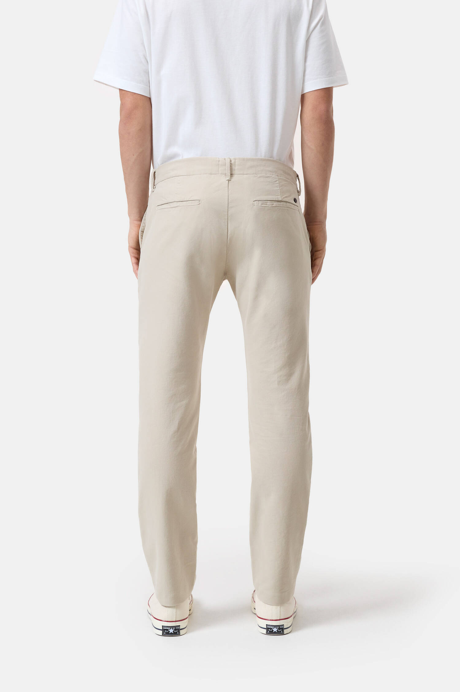 Baumwollhose CLIFTON TRUE in Silt Grey