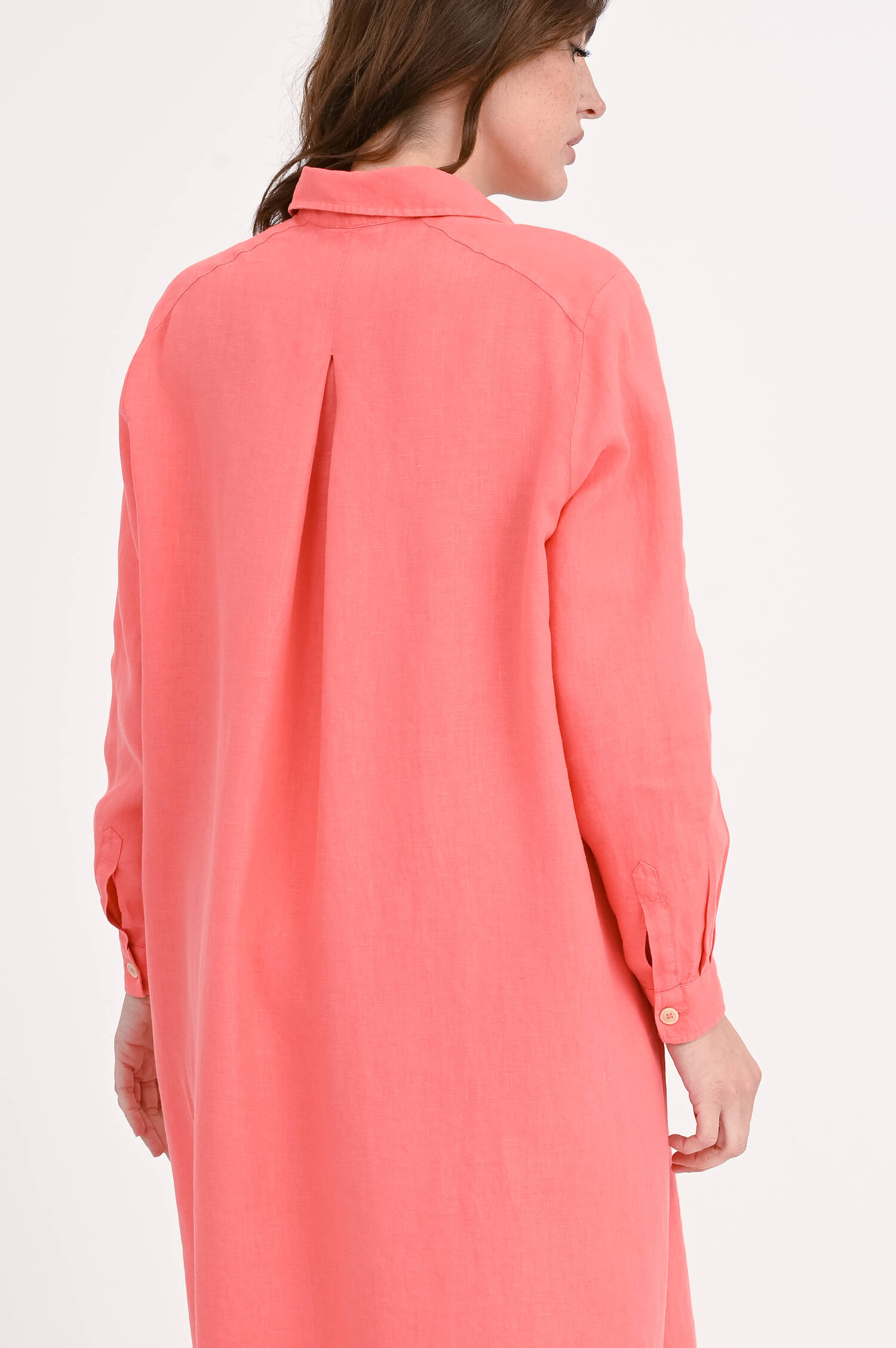 Midi-Kleid GITTE in Coral