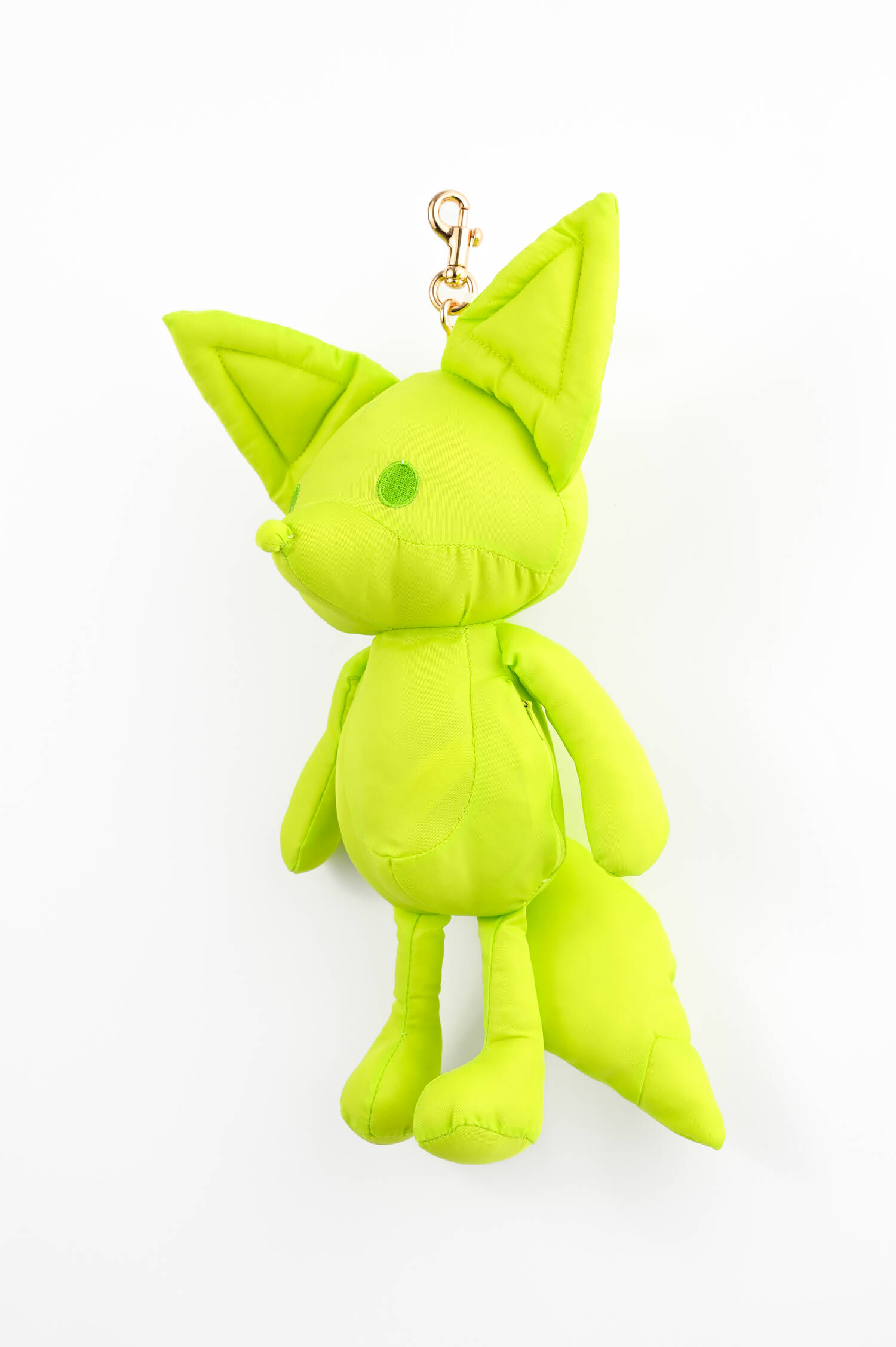 Taschenanhänger FUCHS in Neongelb