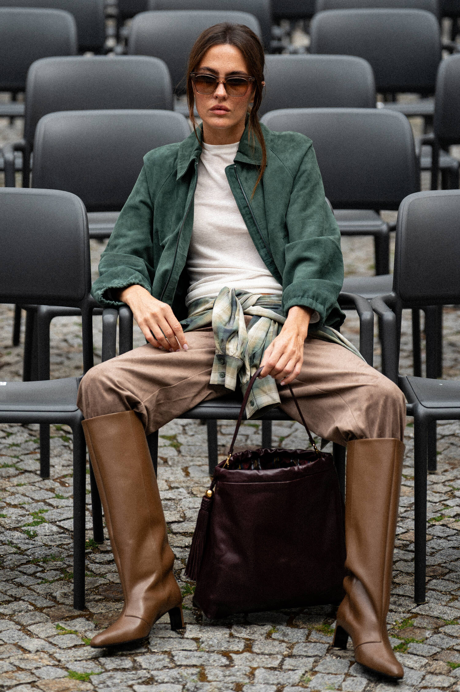 Stiefel EDGY LUXURY in Braun