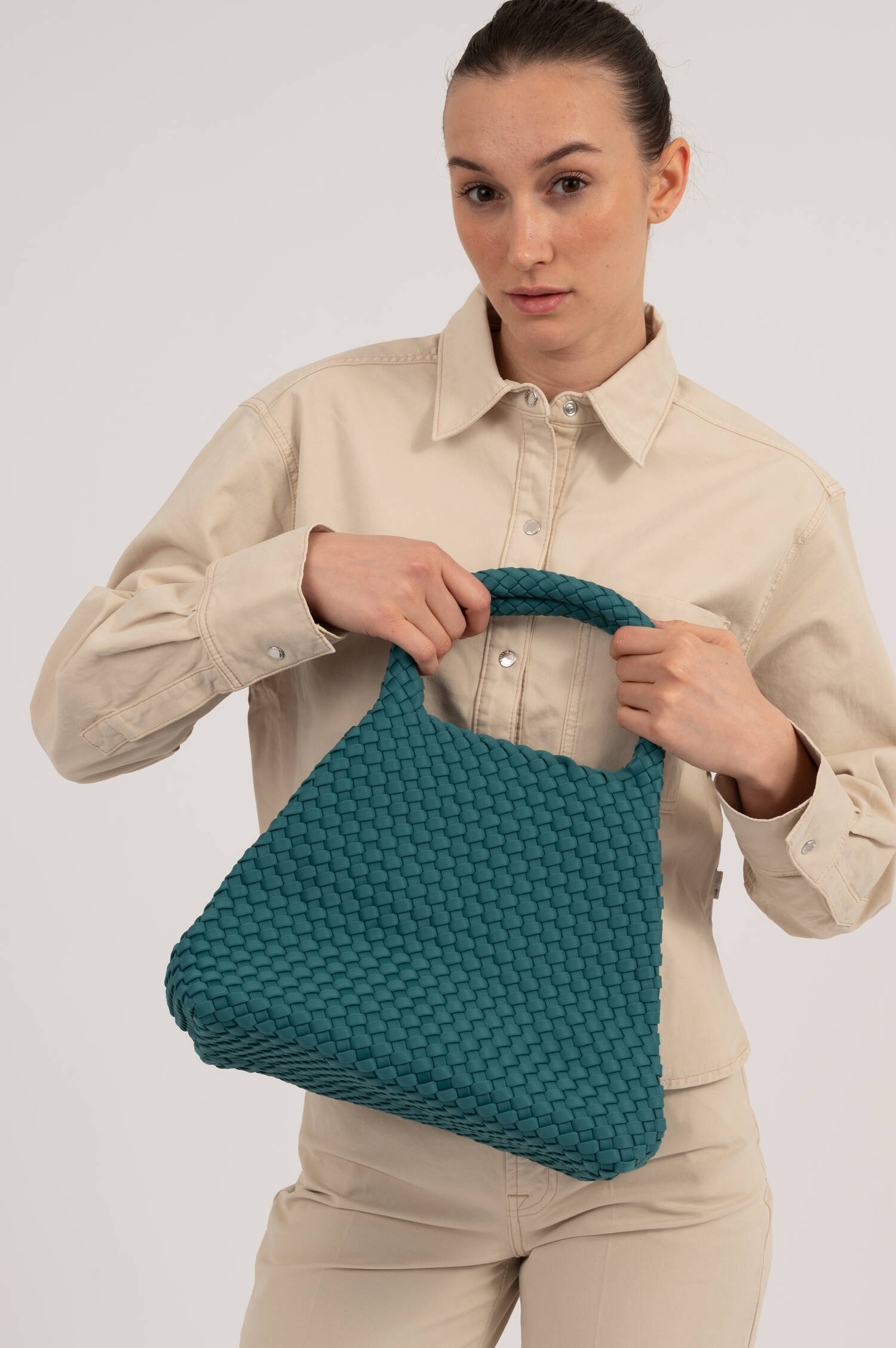 Neopren Tasche SICILIAN SPRING MEDIUM in Petrol