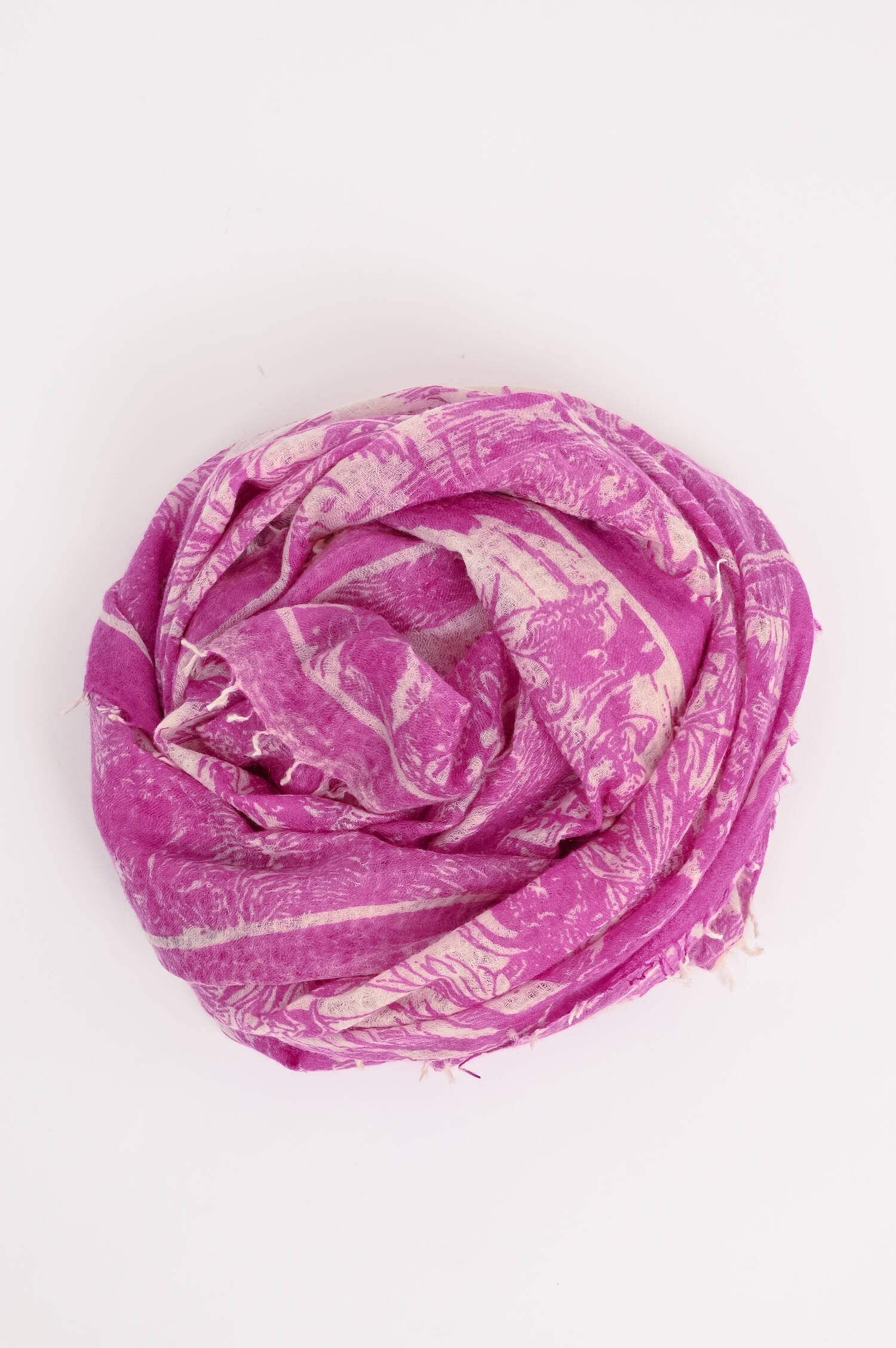 Cashmere-Schal TOILE in Pink/Natur Cashmere-Schal TOILE in Pink/Natur