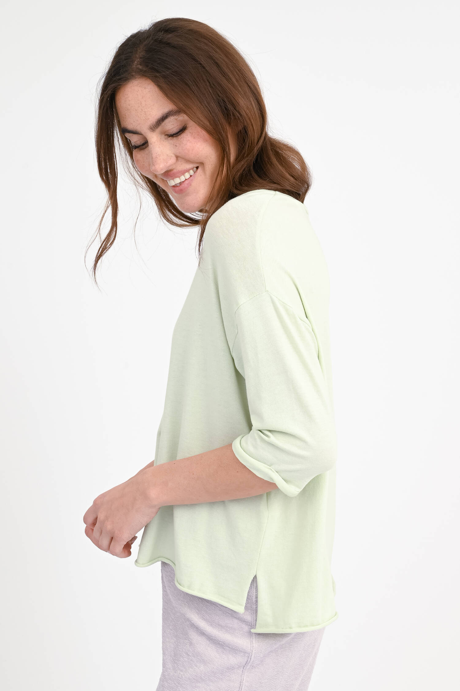 Oversize-Shirt MOLA in Mint