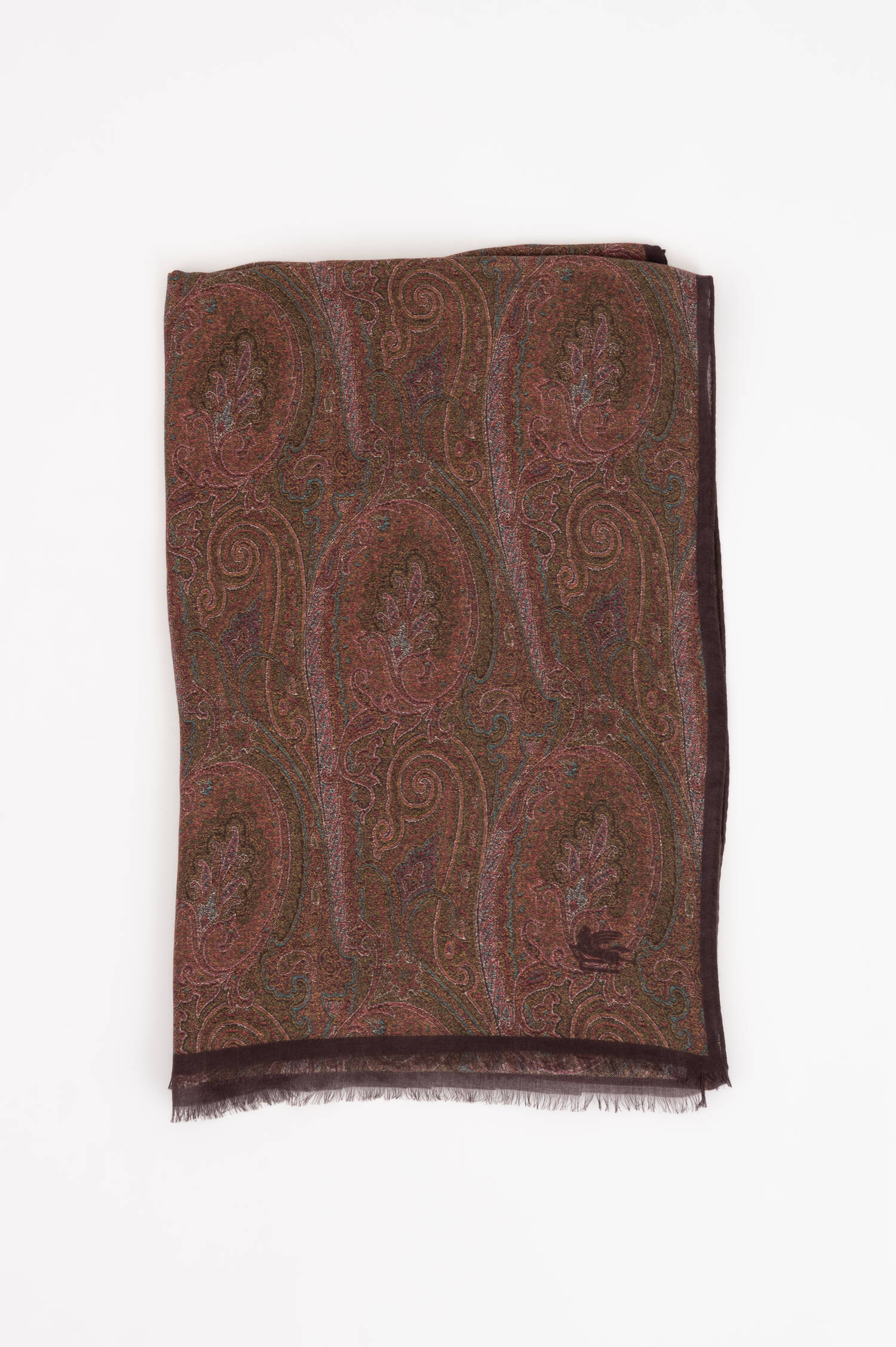 Schal mit Paisleymuster in Bordeaux Schal mit Paisleymuster in Bordeaux