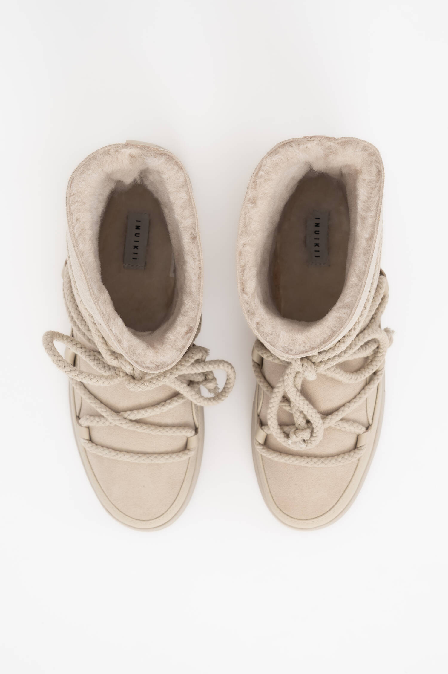 Lammfell-Schneeschuhe CLASSIC in Weiß