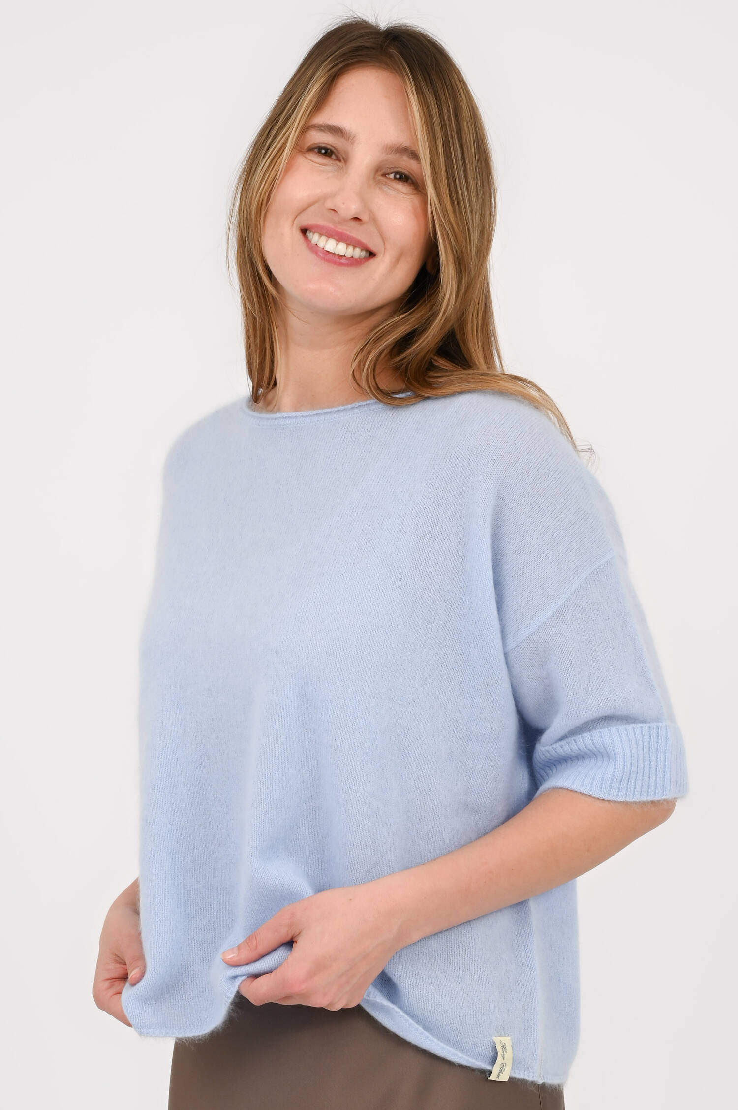 Cashmere Pullover in Blau
