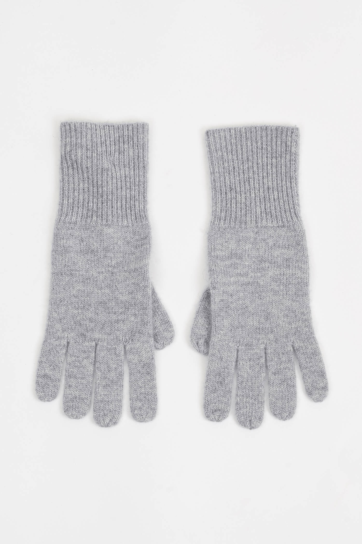  Cashmere Handschuhe in Hellgrau