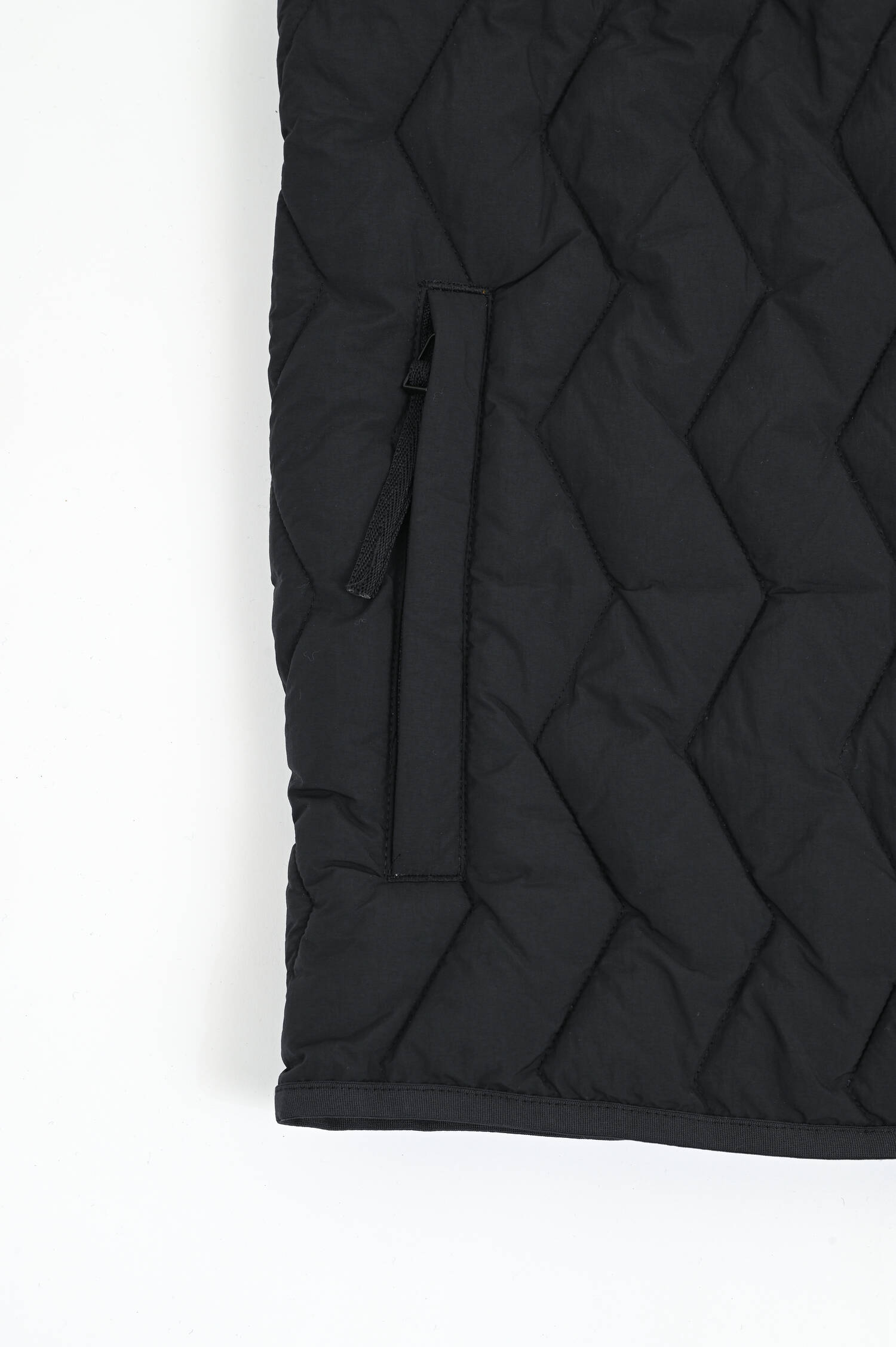 Steppgilet in Schwarz