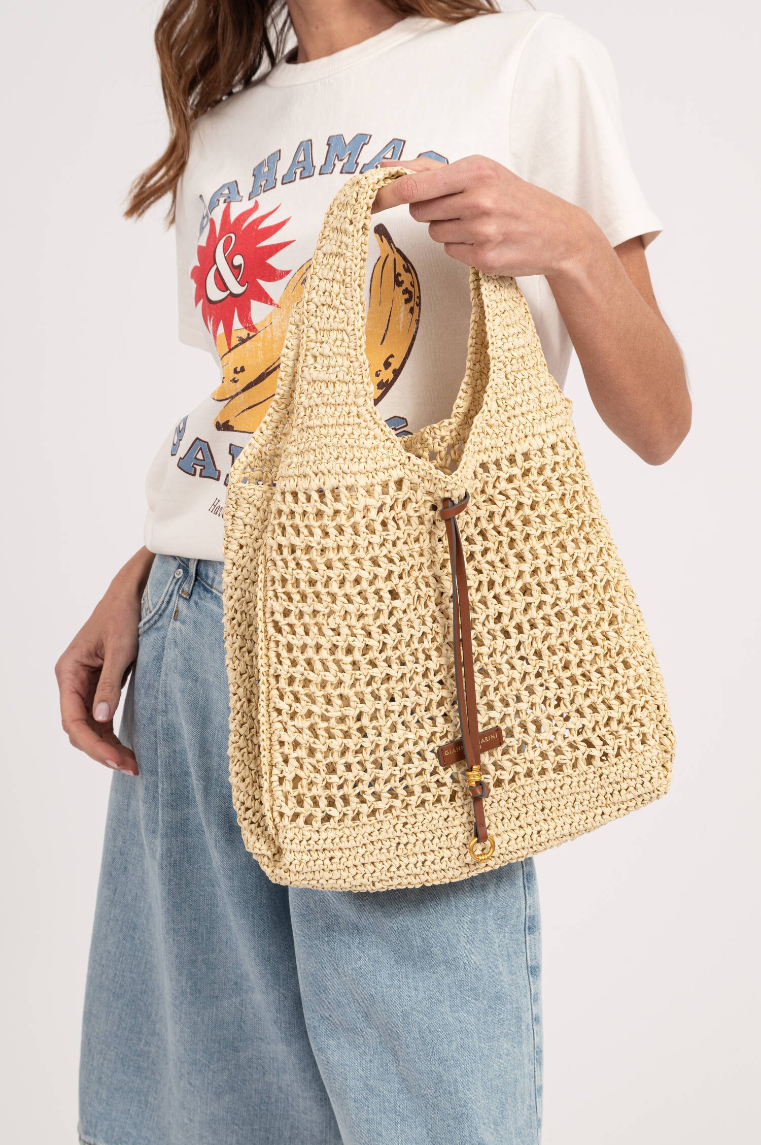 Hobo Bag NEFELI in Cordabeige