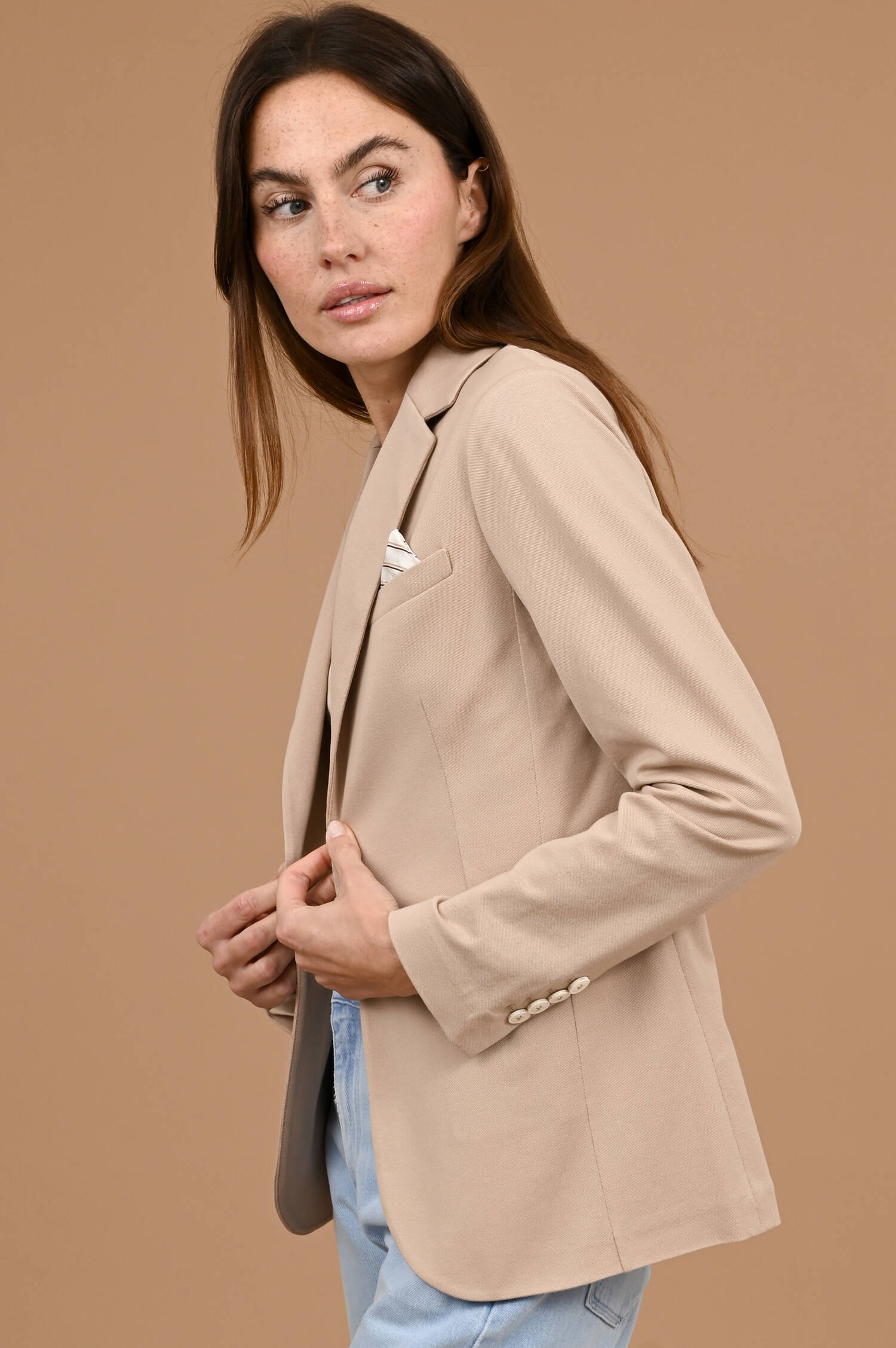 Taillierter Blazer in Harvestbeige Taillierter Blazer in Harvestbeige