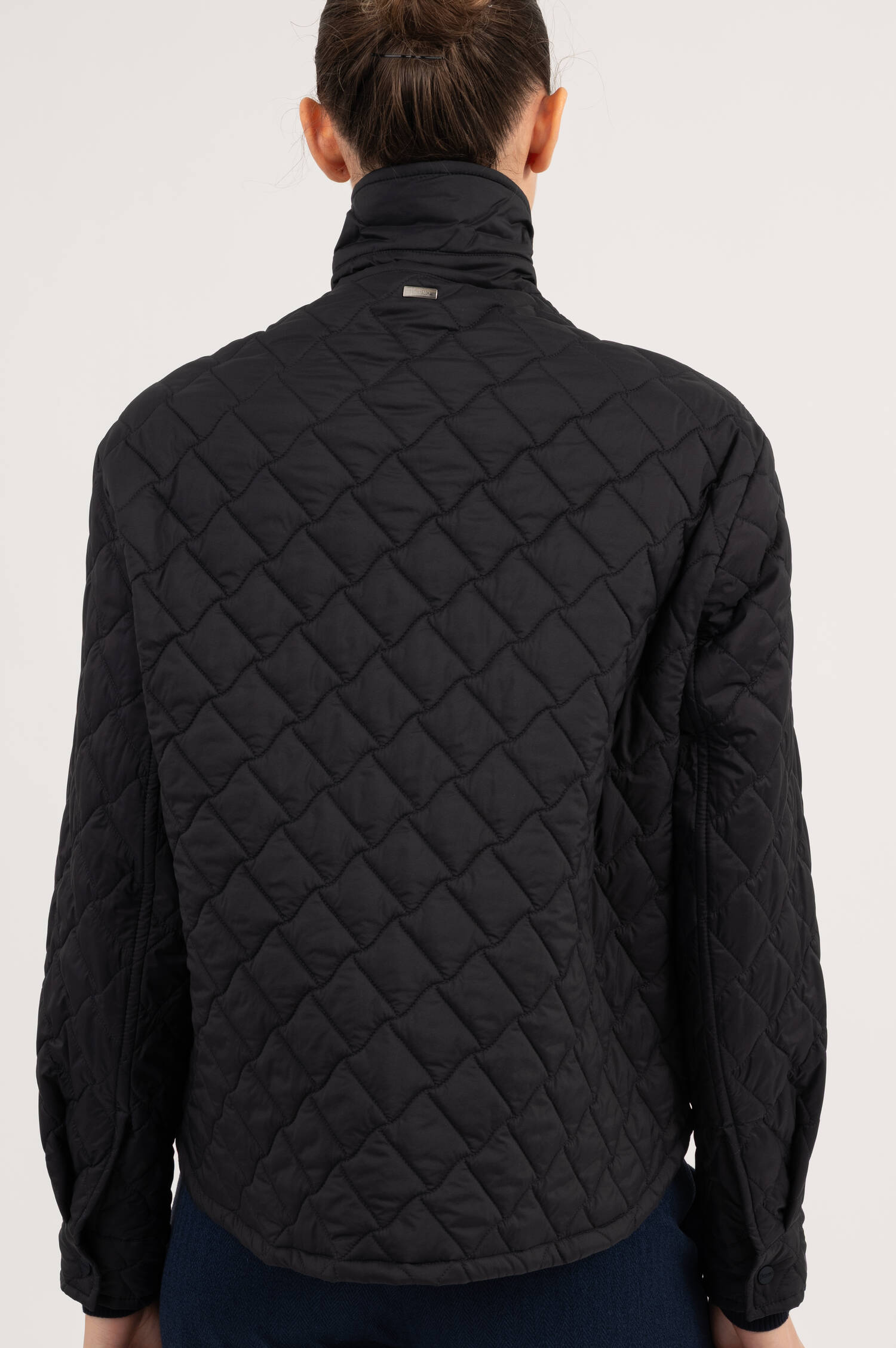 Steppjacke mit Rautenmuster in Navy Steppjacke mit Rautenmuster in Navy