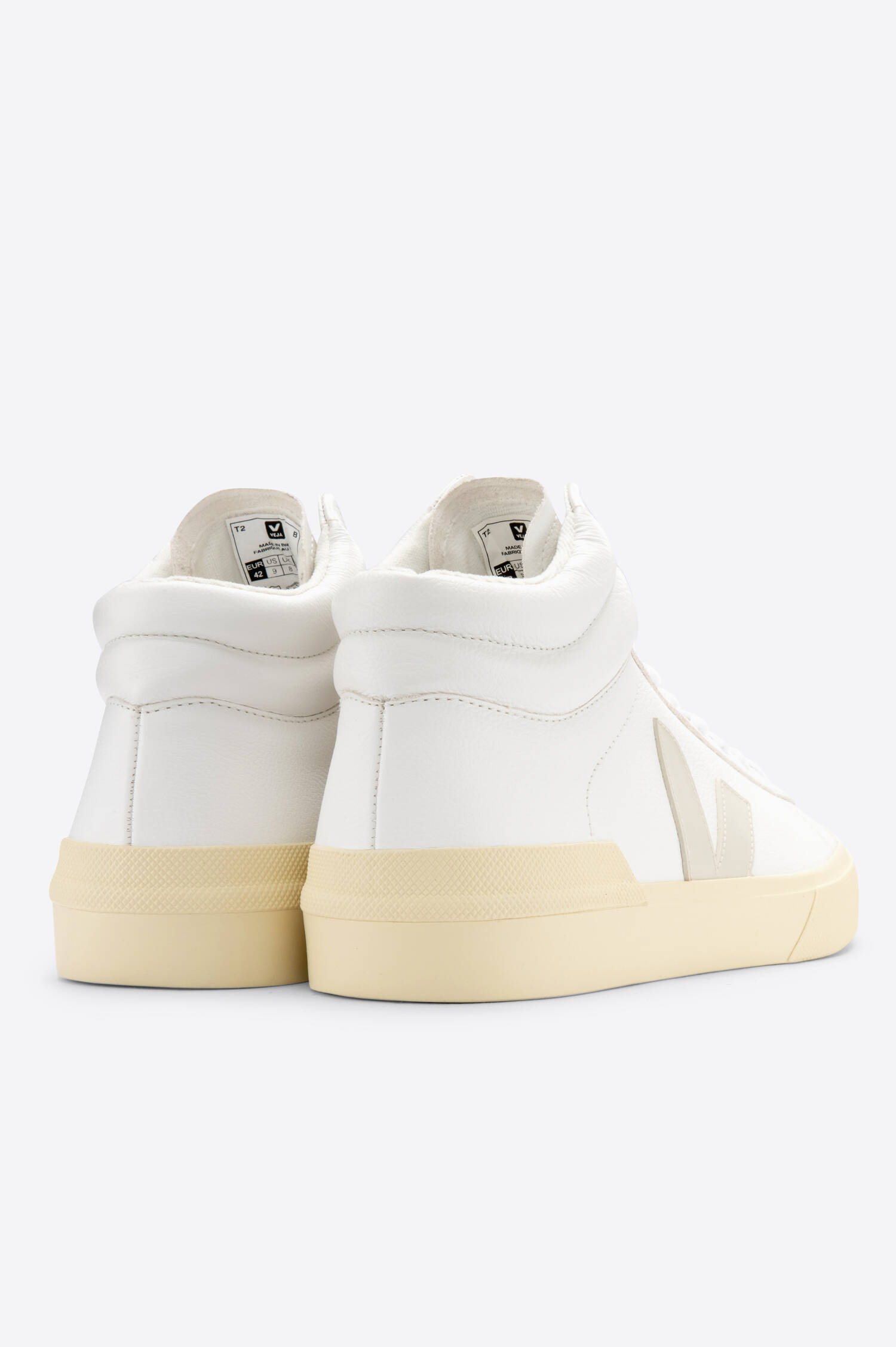 High-Top-Sneaker MINOTAUR in Weiß/Beige
