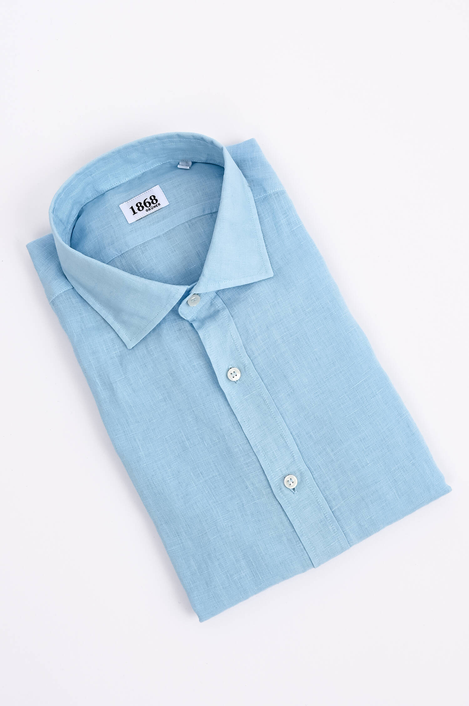 Leinenhemd in Hellblau Leinenhemd in Hellblau