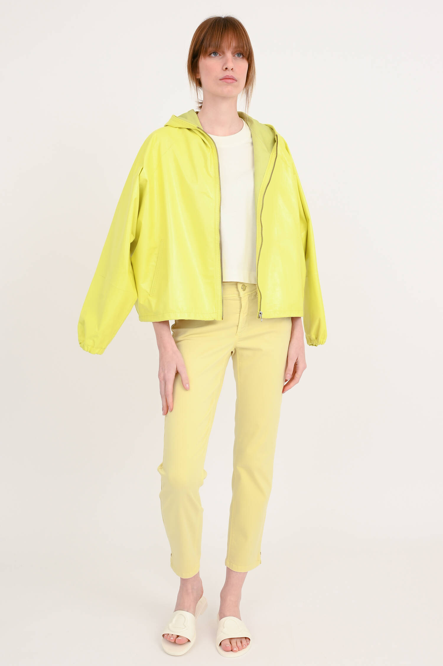 Hose HIGH SUMMER SATEEN in Gelb