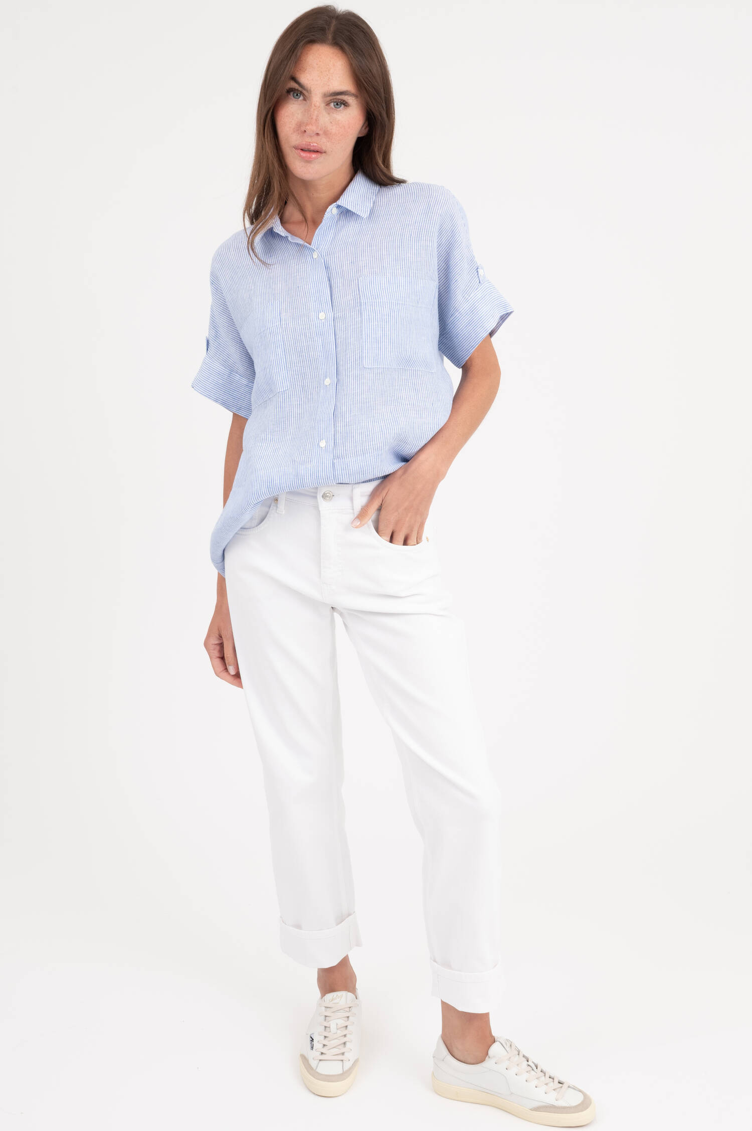 Cropped Jeans GAIA in Weiß Cropped Jeans GAIA in Weiß