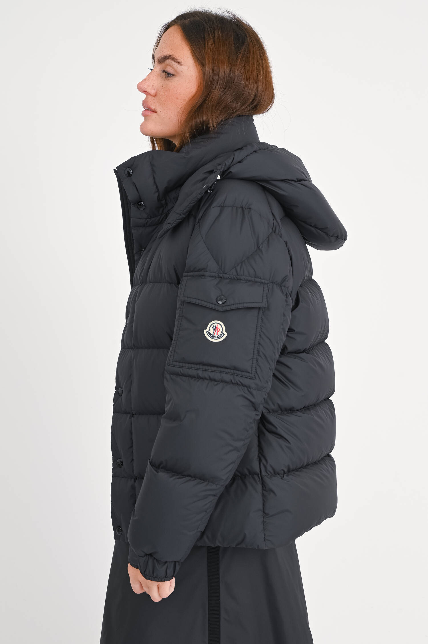 Daunenjacke MAYA in mattem Schwarz