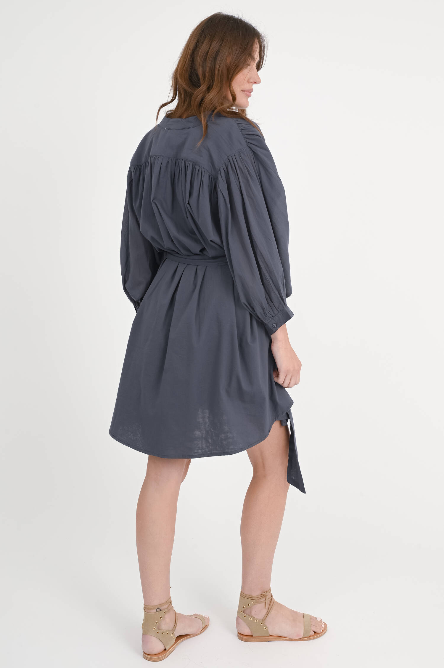 Mini Kleid BALLOON in Anthrazit Mini Kleid BALLOON in Anthrazit