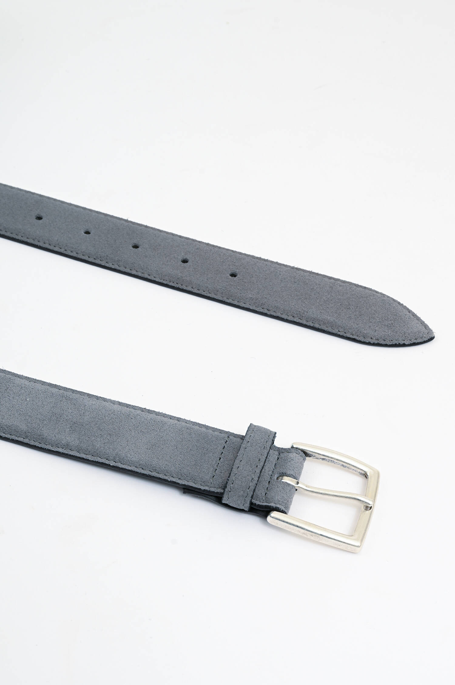 Veloursleder Gürtel CAMOX in Grau