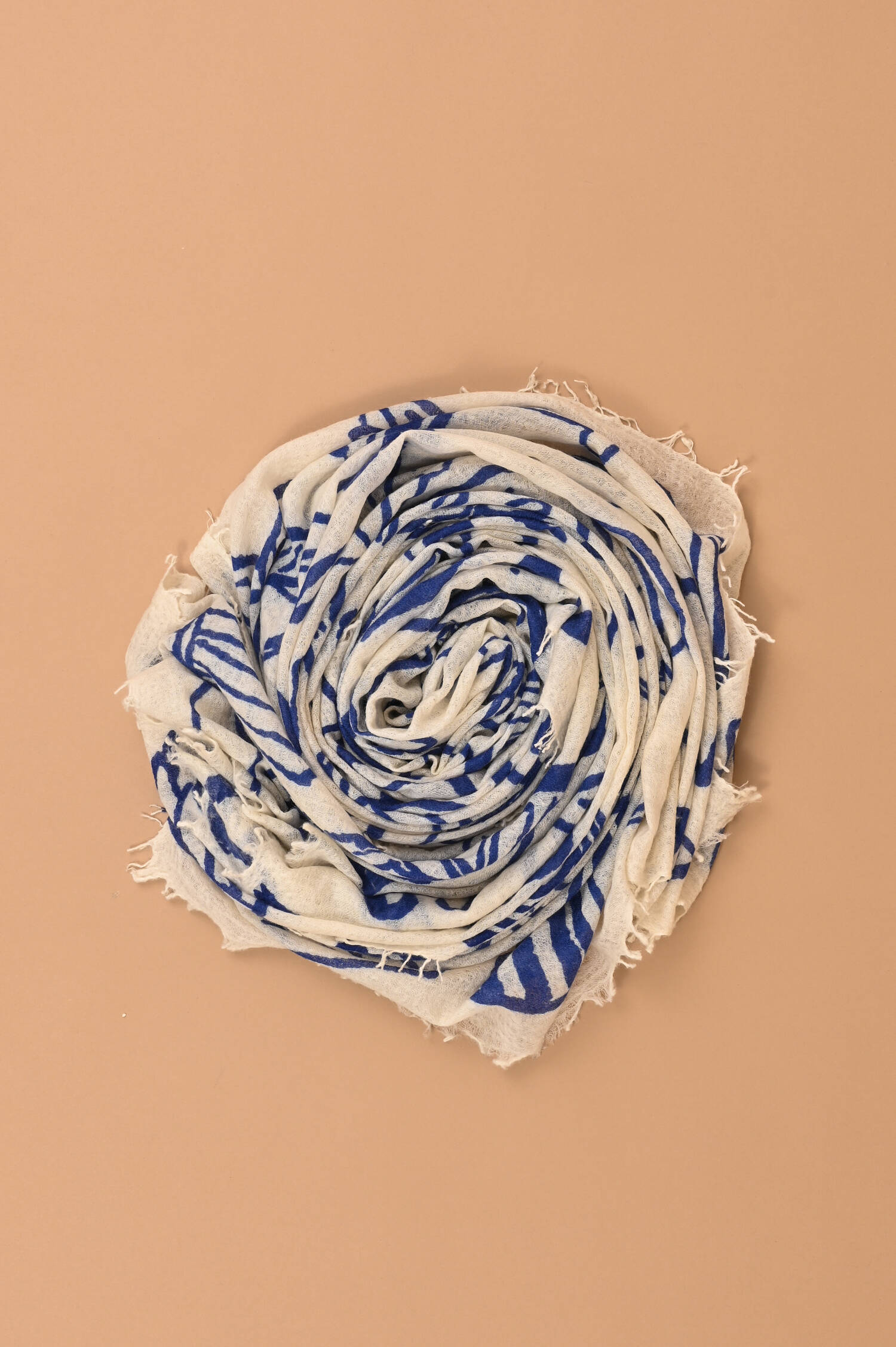 Tuch aus Cashmere "FINE" in Blau Tuch aus Cashmere "FINE" in Blau