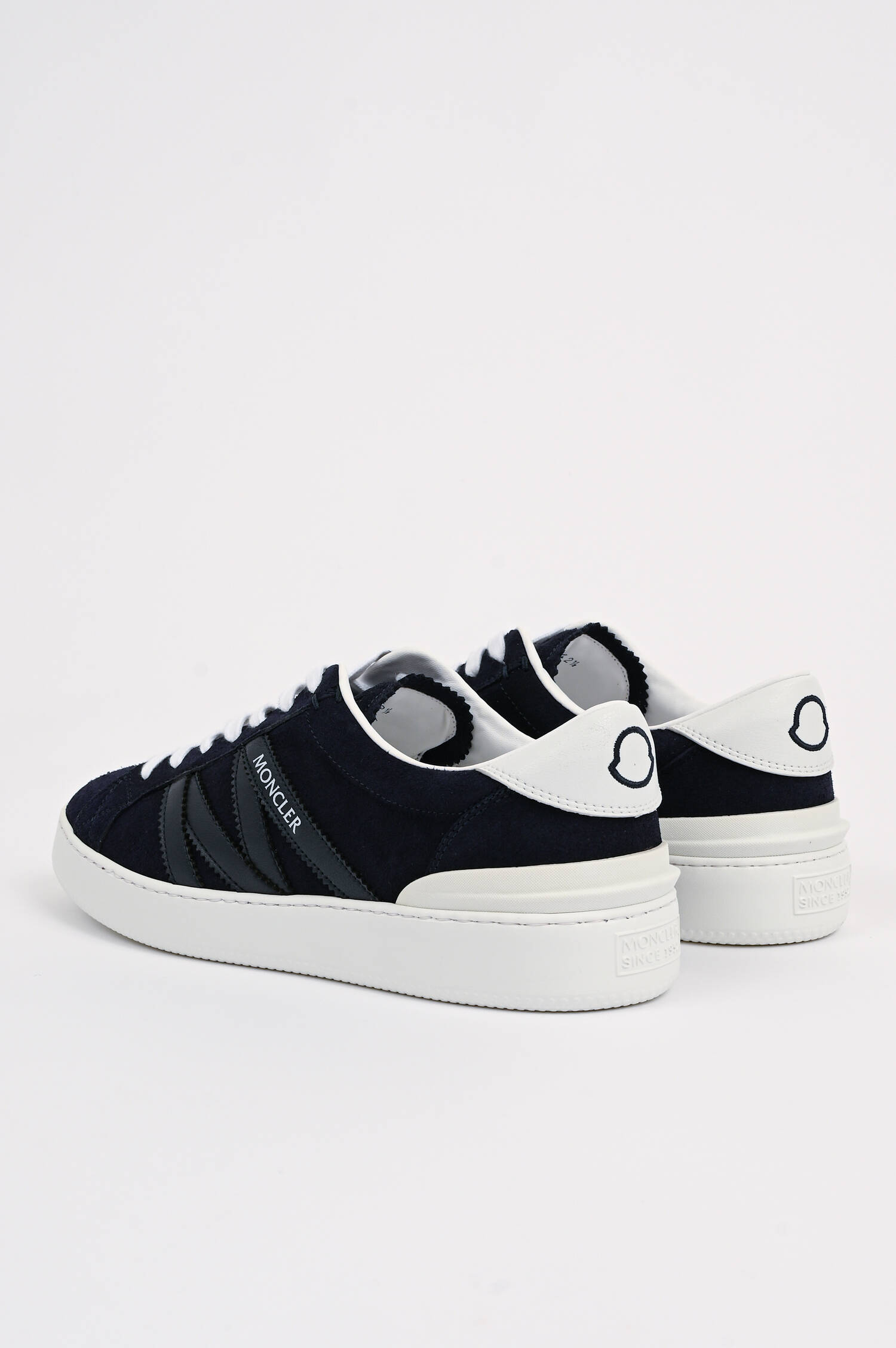 Veloursleder Sneaker MONACO in Navy