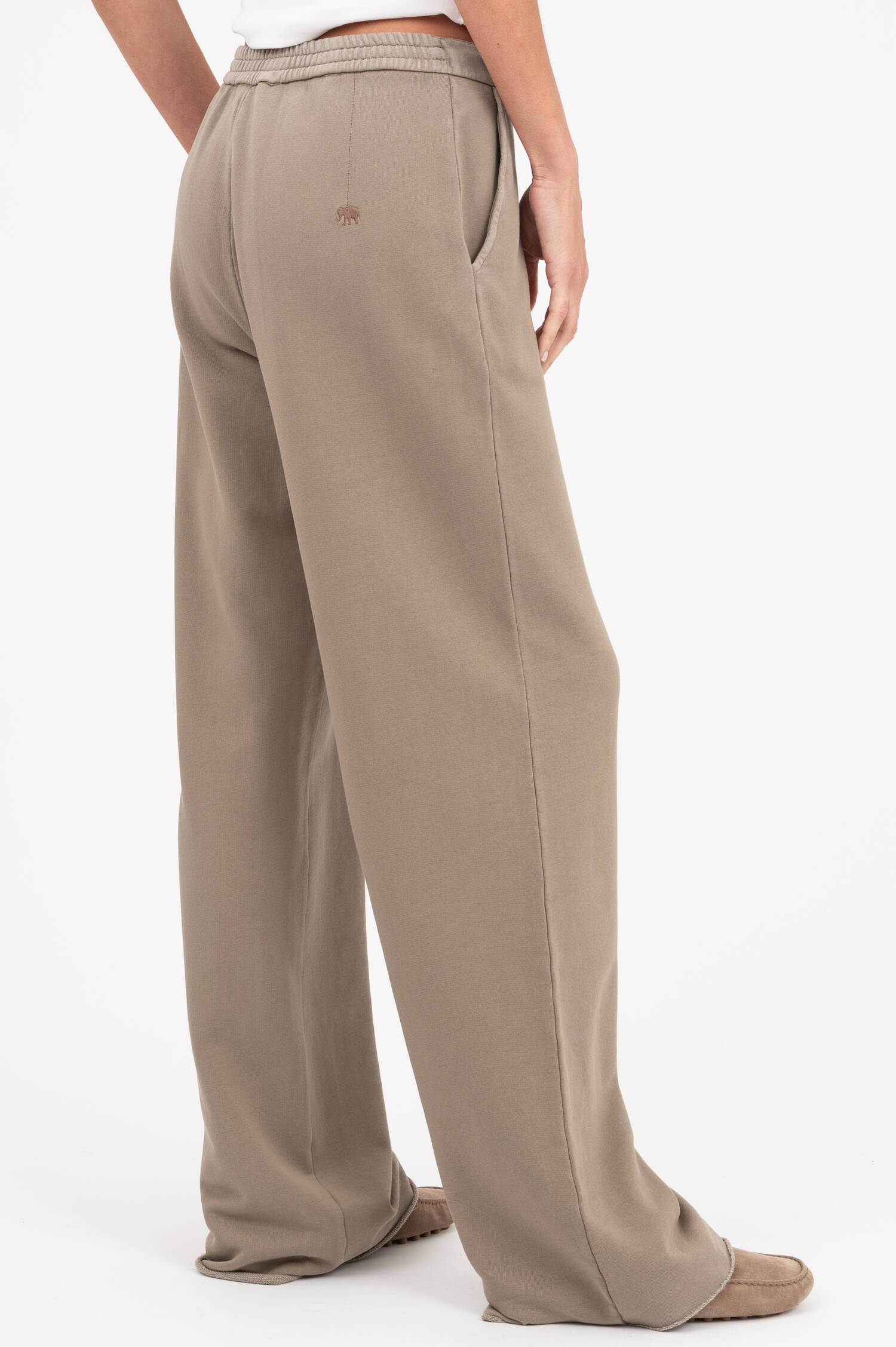 Sweathose LEONORA in Taupe