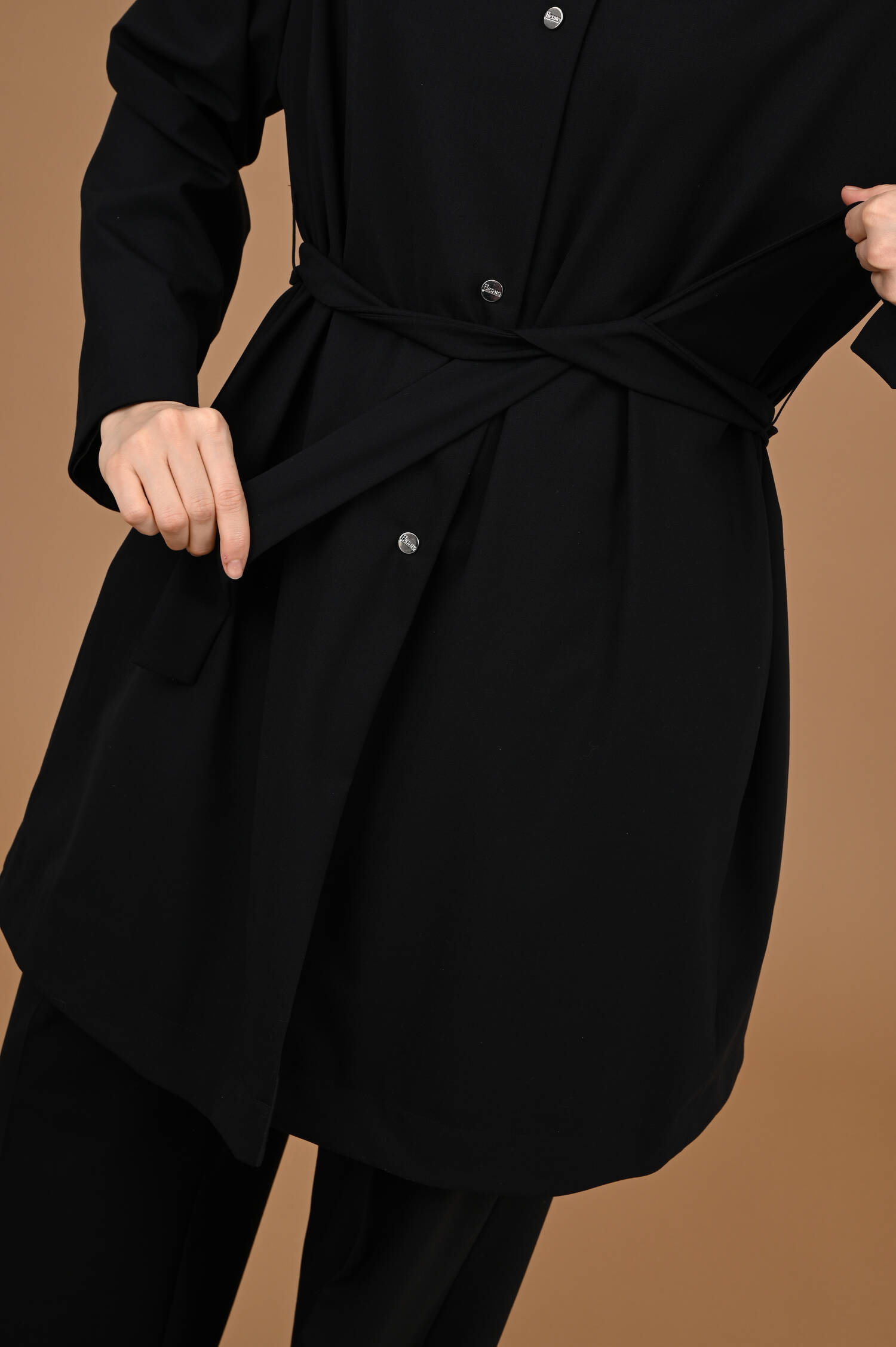 Wendbarer Leichter Kapuzenmantel in Navyblau