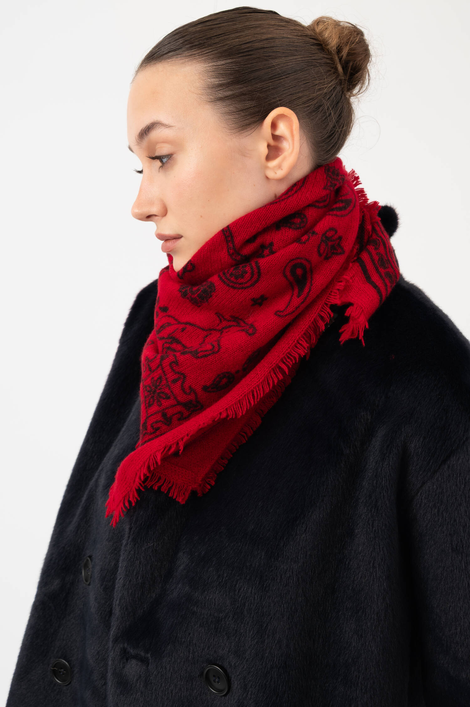 Cashmere-Tuch NELE in Rot Cashmere-Tuch NELE in Rot