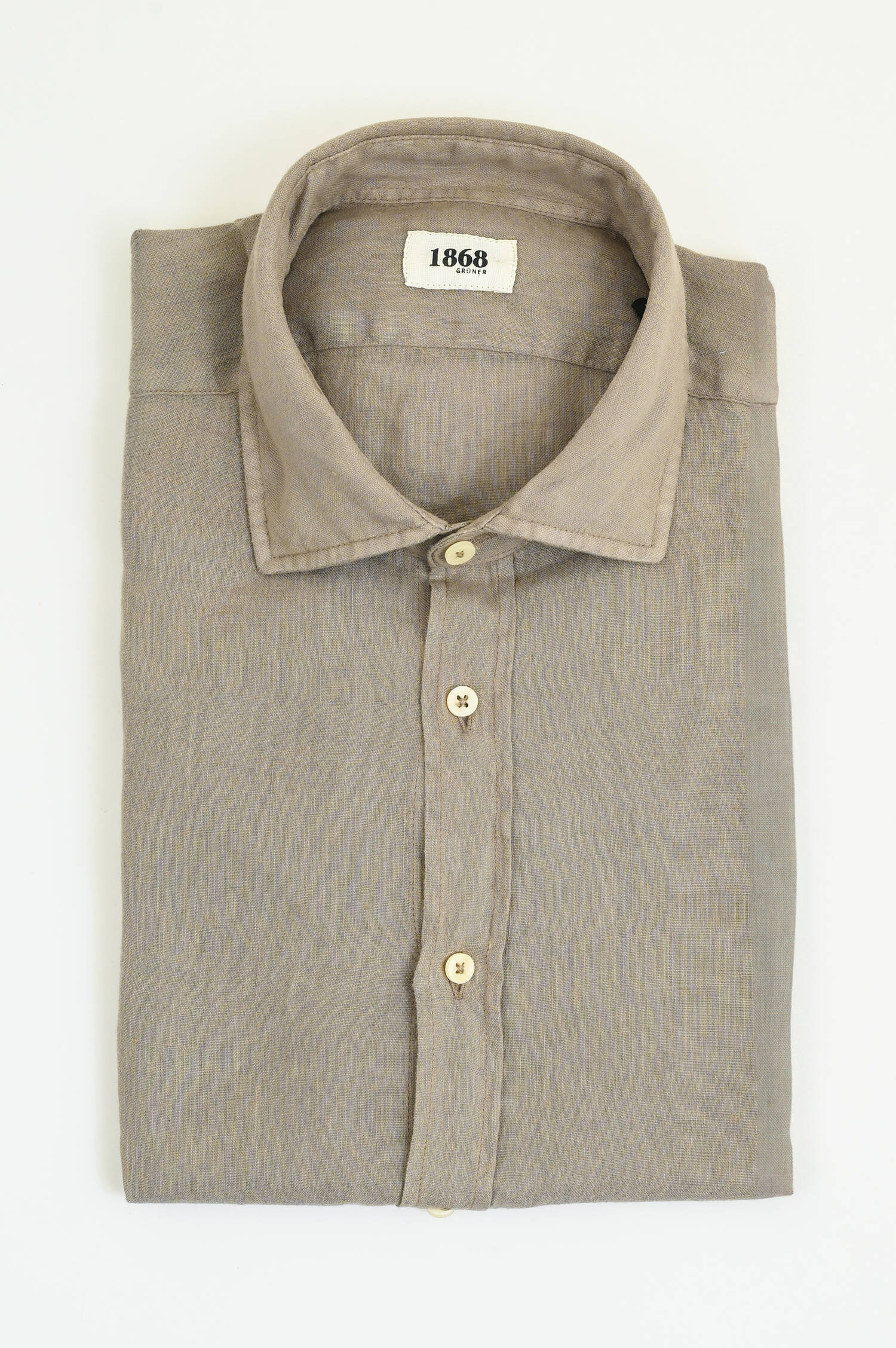 Leinenhemd in Light Olive Leinenhemd in Light Olive